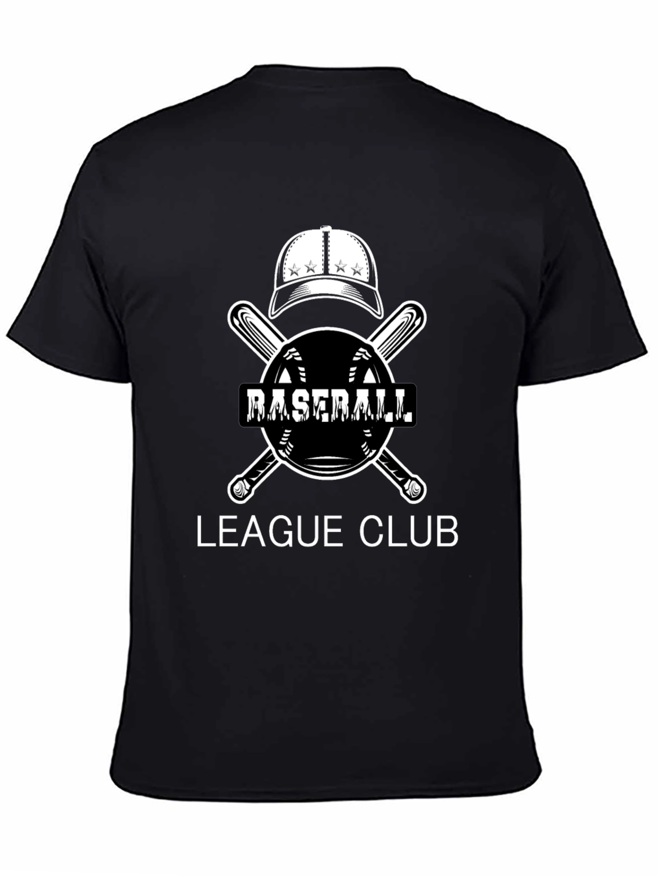 Baseball League Club T-Shirt - Graphic Tee