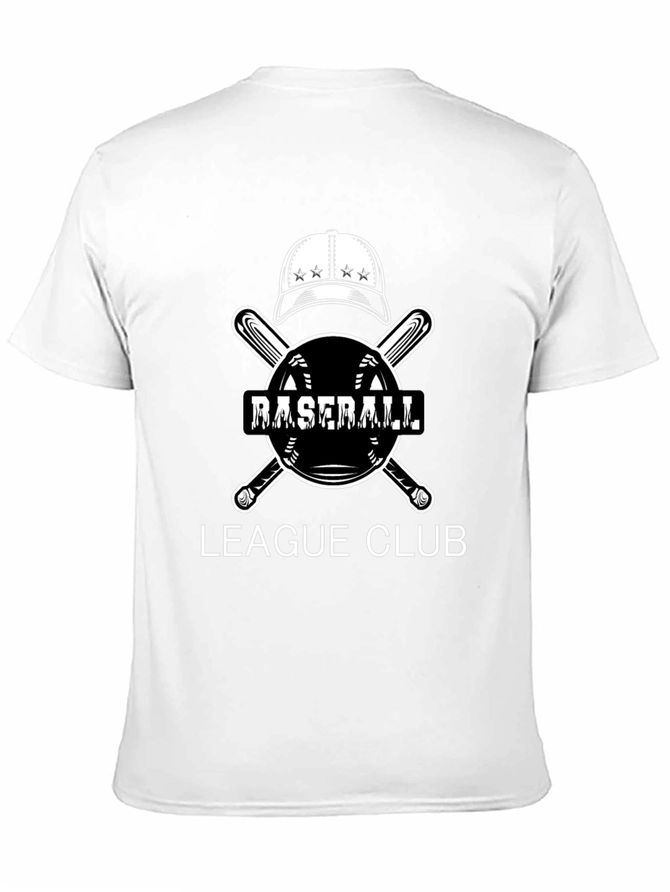 Baseball League Club T-Shirt - Graphic Tee
