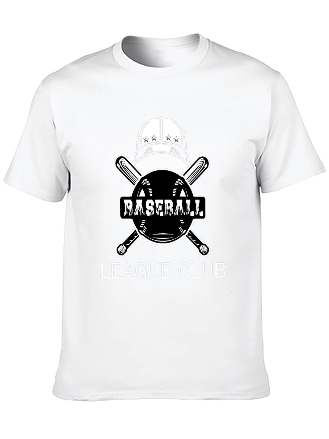 Baseball League Club T-Shirt - Graphic Tee