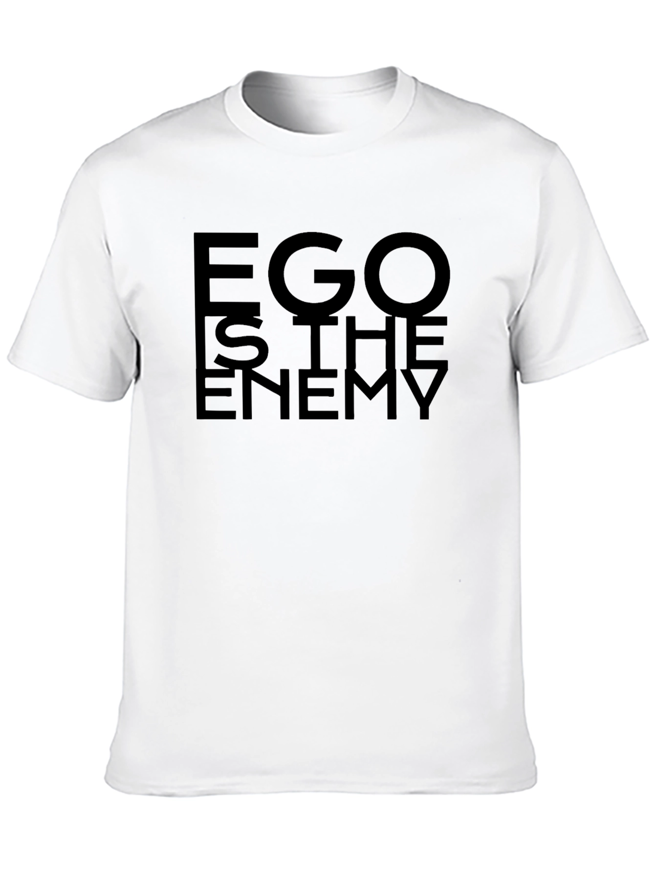 Ego Is The Enemy Black Graphic Tee - Unisex