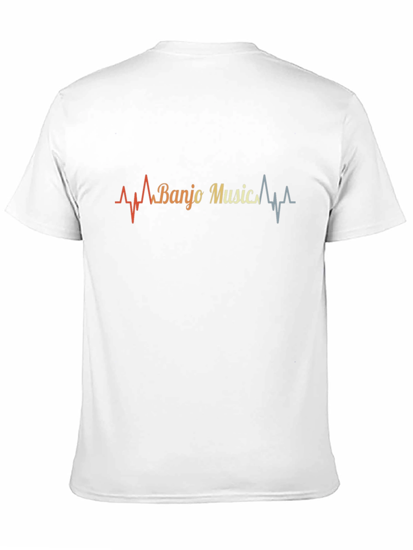 Banjo Music Heartbeat Graphic T-Shirt