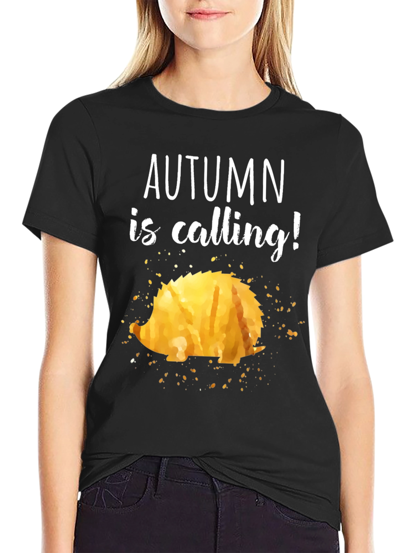 Autumn Calling Hedgehog T-Shirt