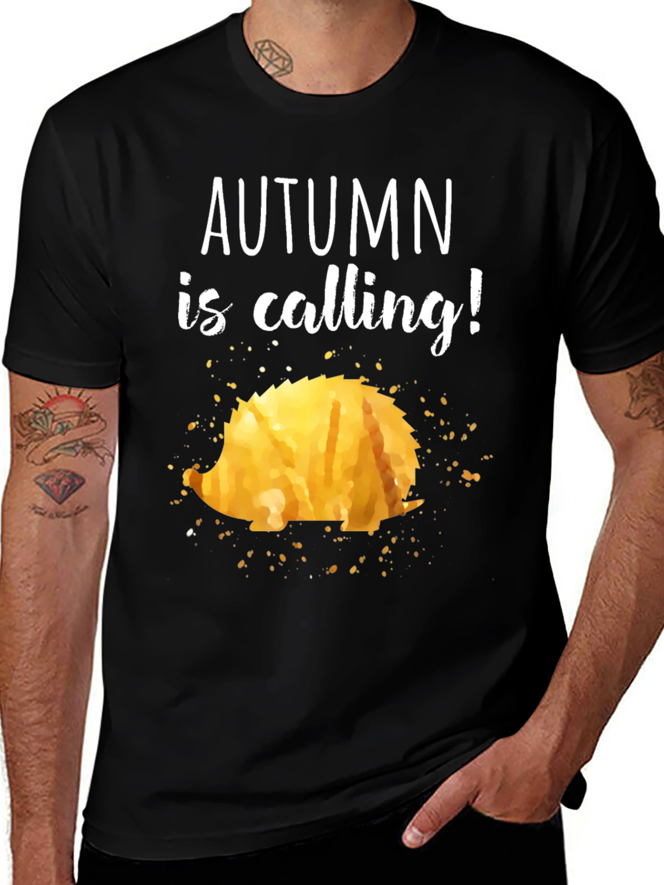 Autumn Calling Hedgehog T-Shirt