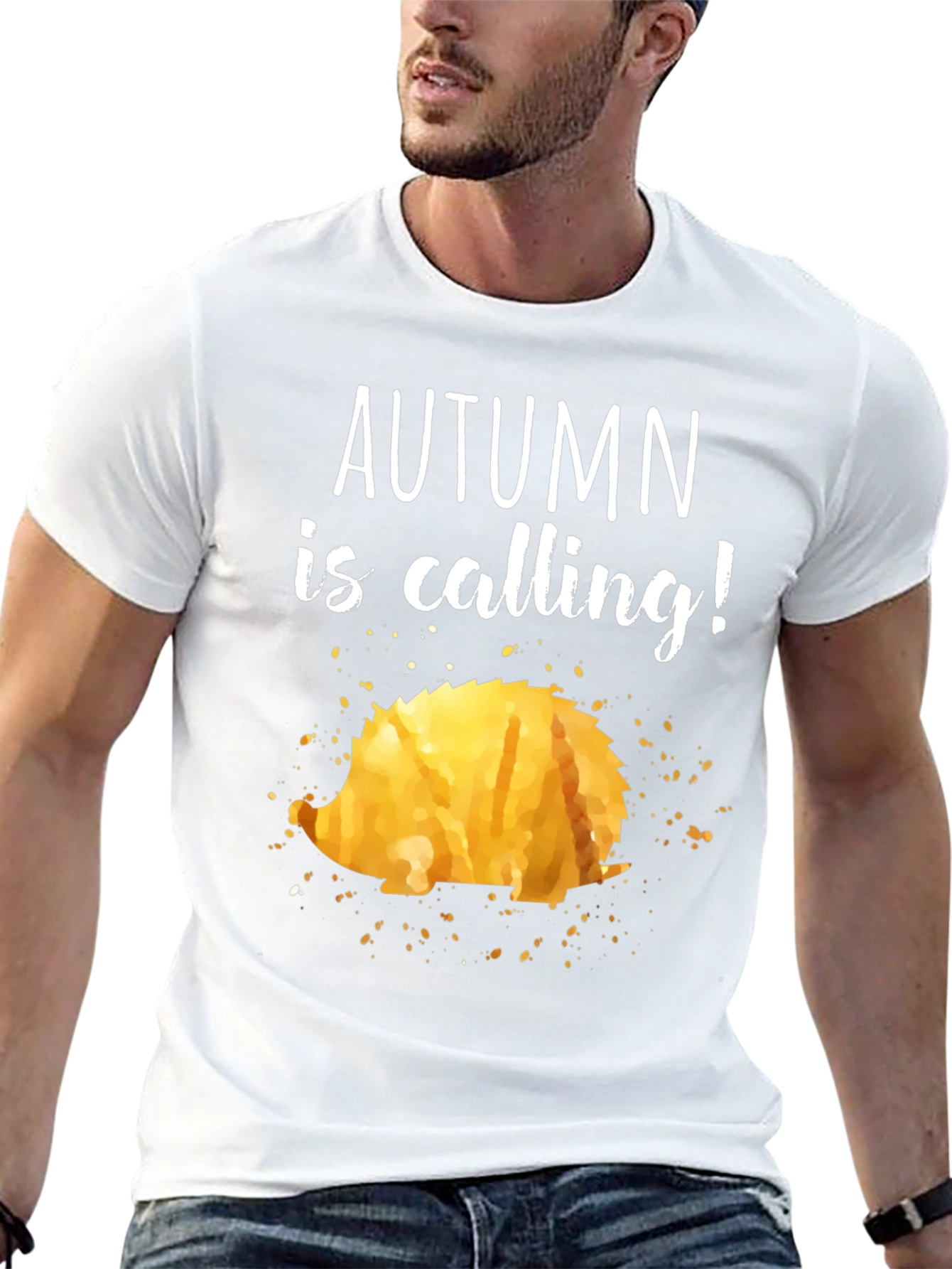 Autumn Calling Hedgehog T-Shirt