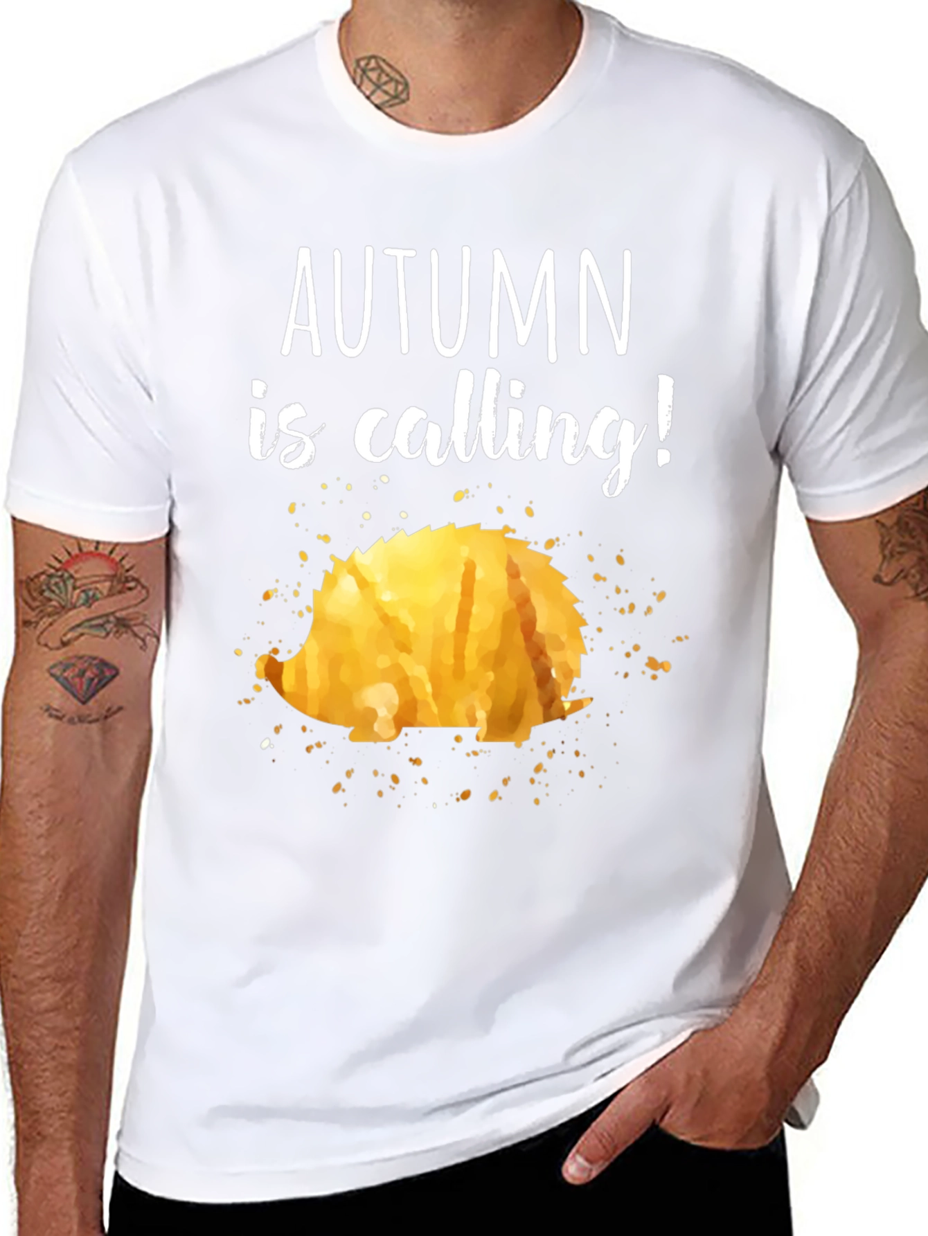 Autumn Calling Hedgehog T-Shirt