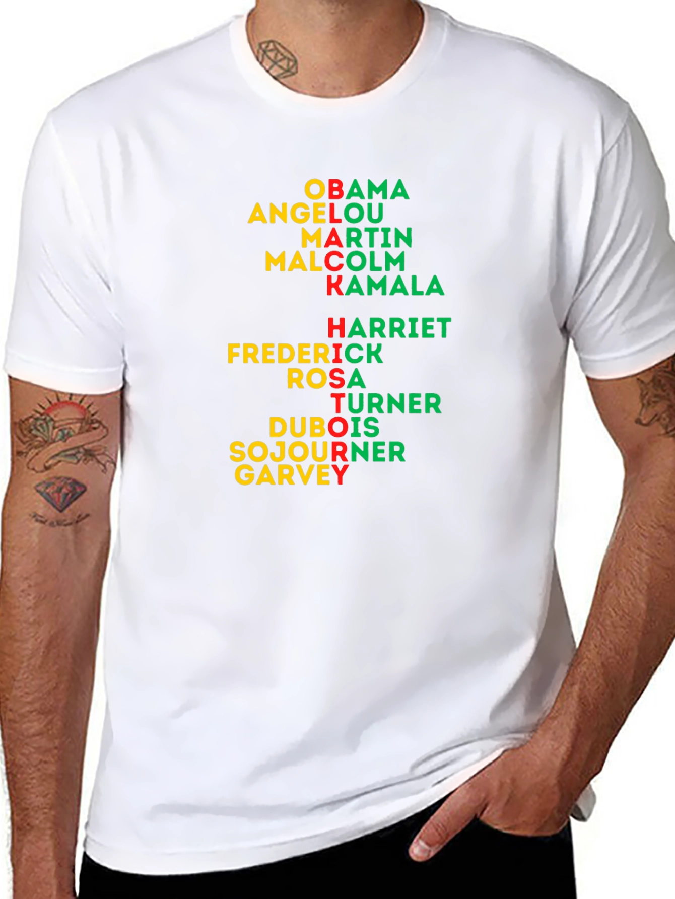 Black History Names T-Shirt