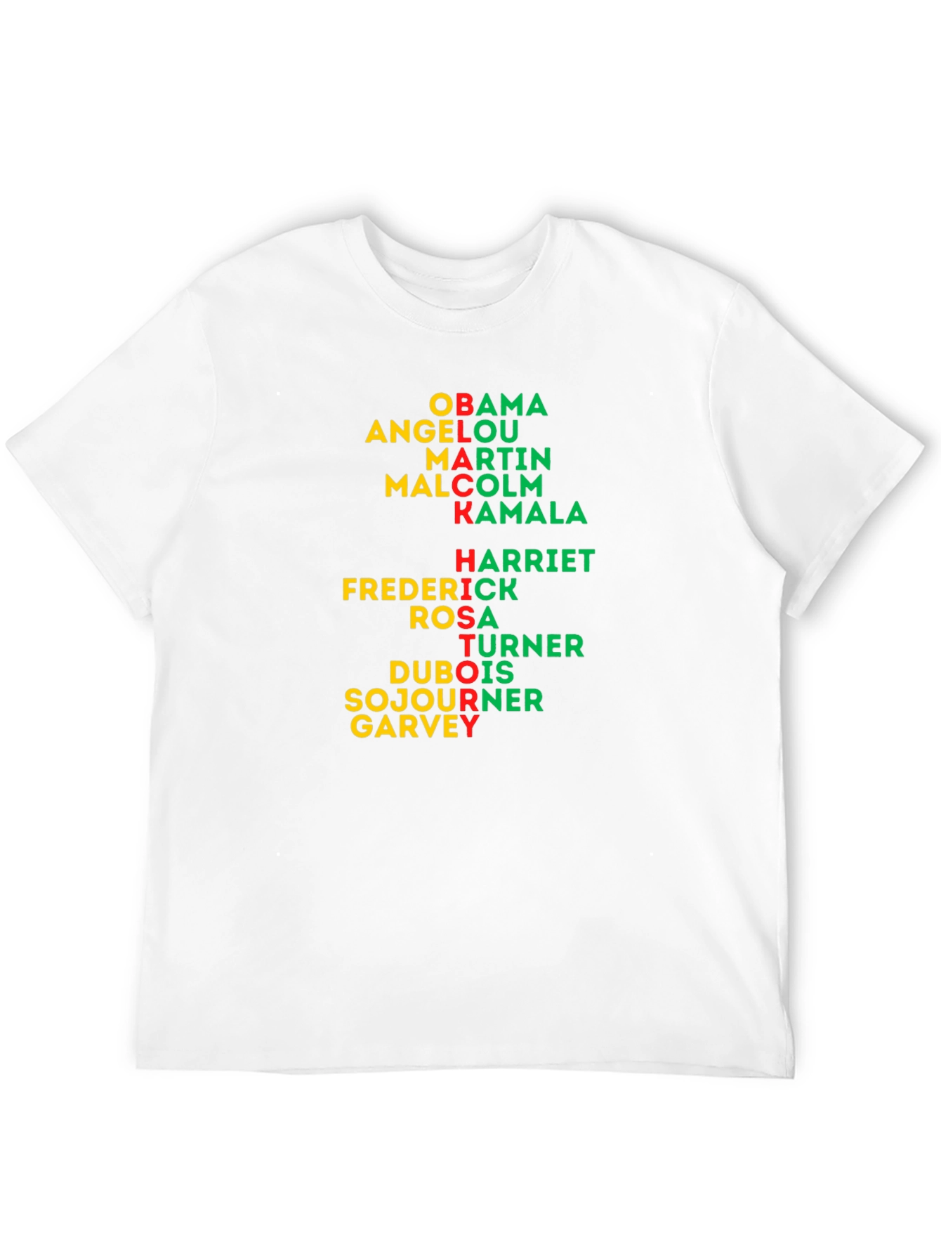 Black History Names T-Shirt