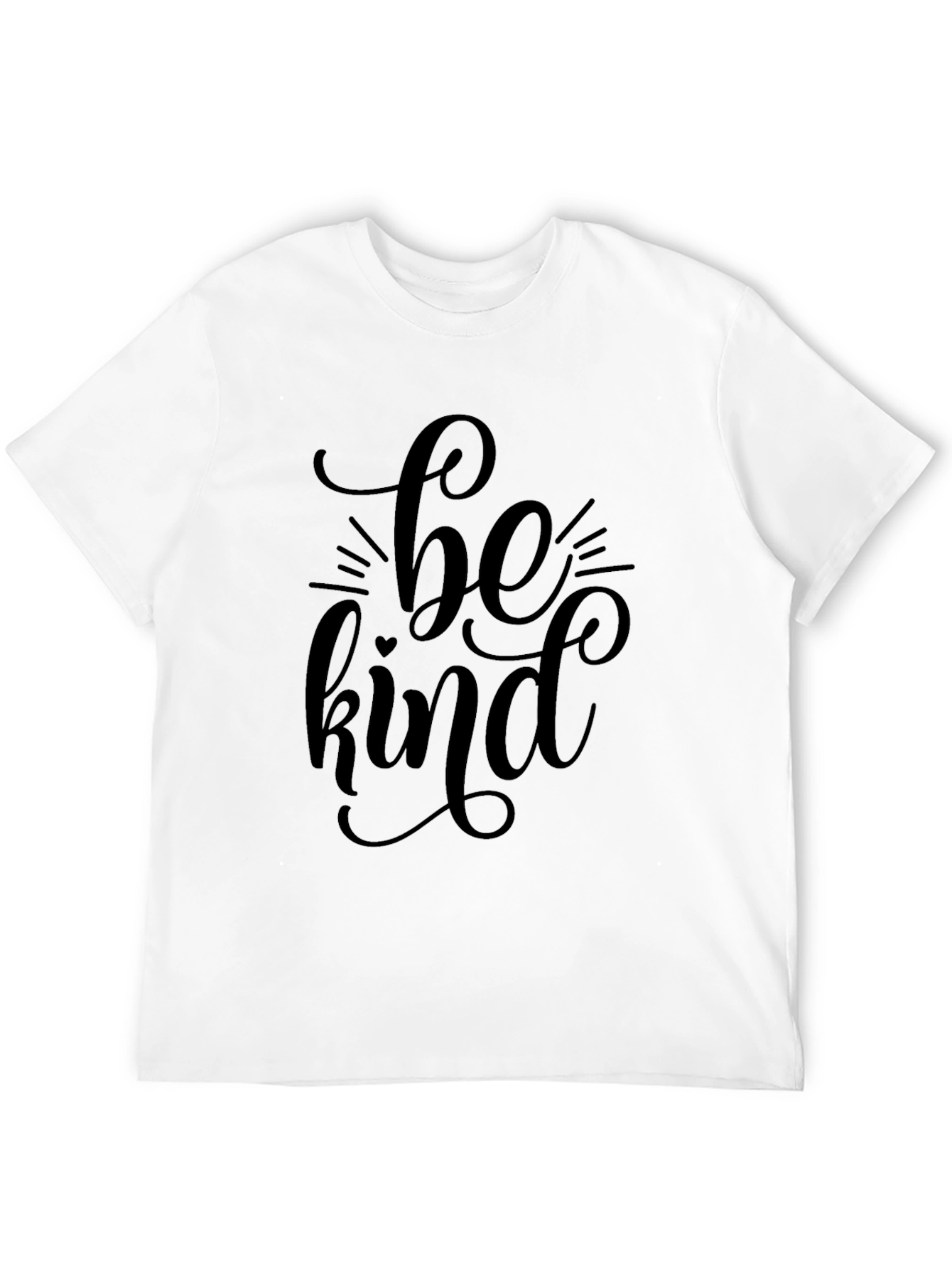 Be Kind Graphic Tee - Soft Black T-Shirt