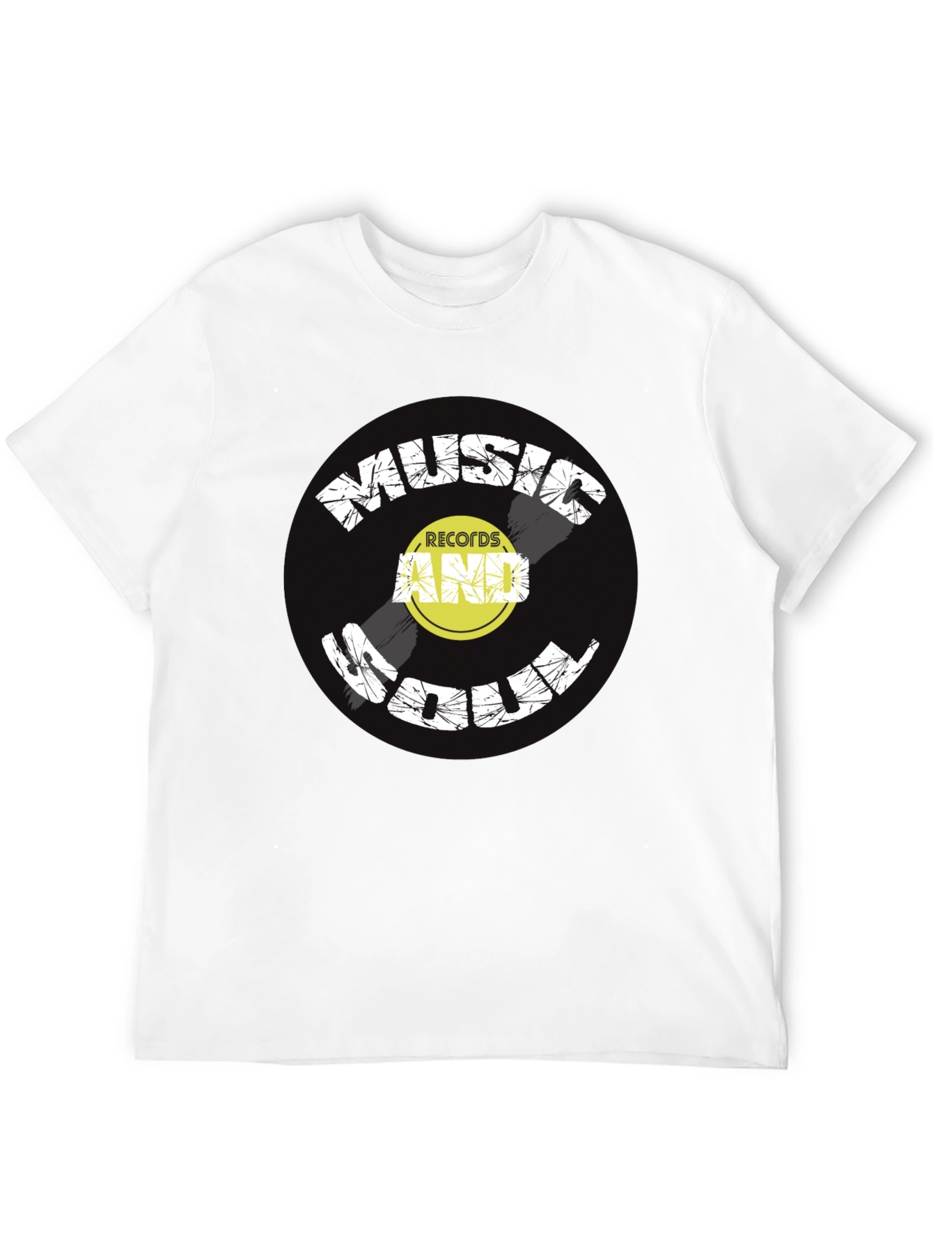 Music and Soul Black Graphic Tee