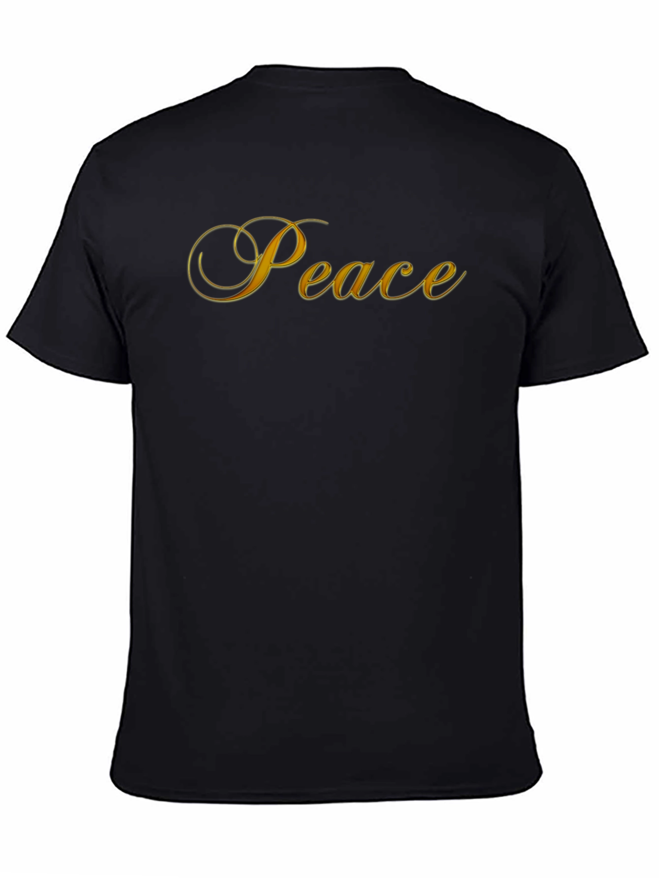 Peace Graphic Tee - Mens Black T-Shirt