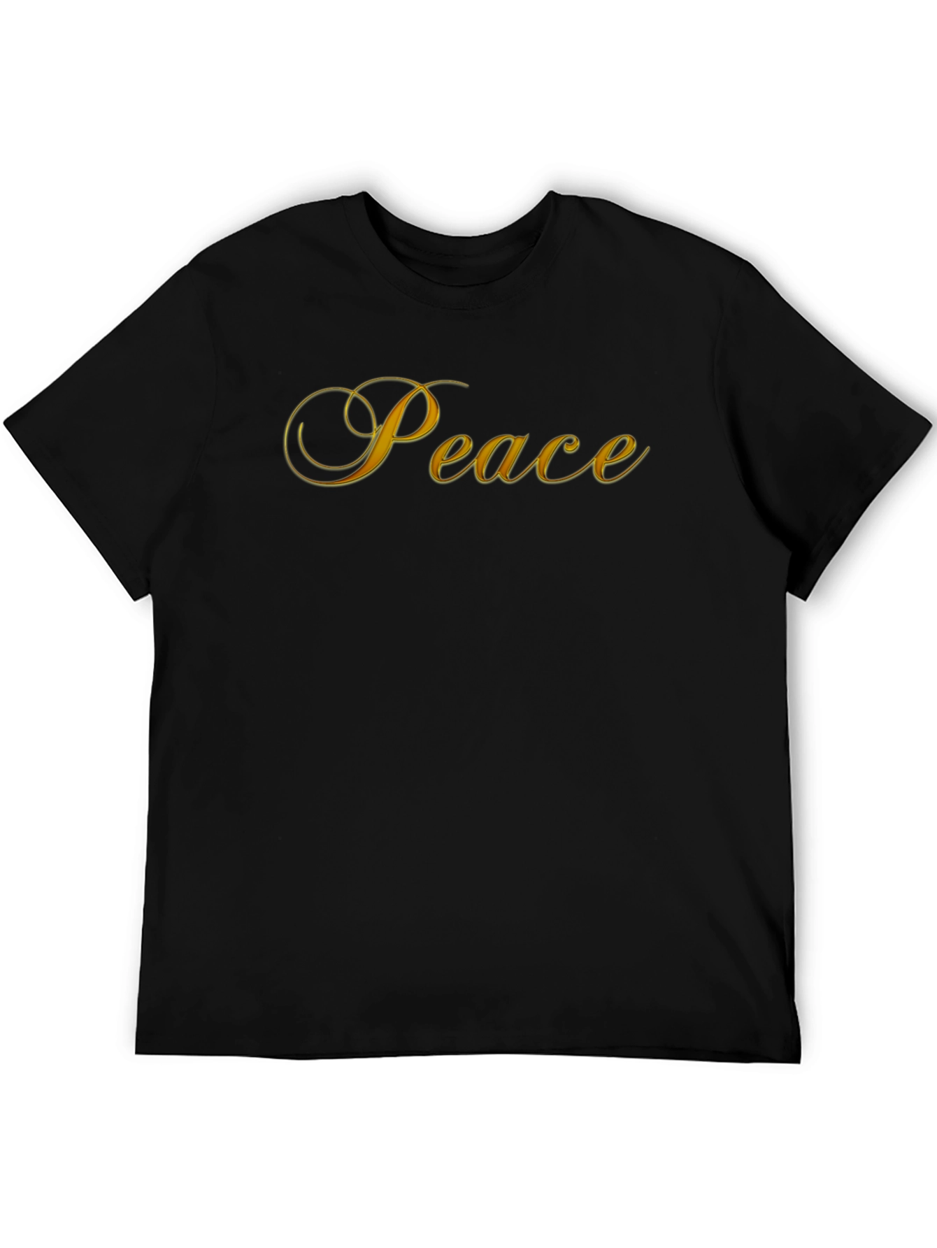 Peace Graphic Tee - Mens Black T-Shirt