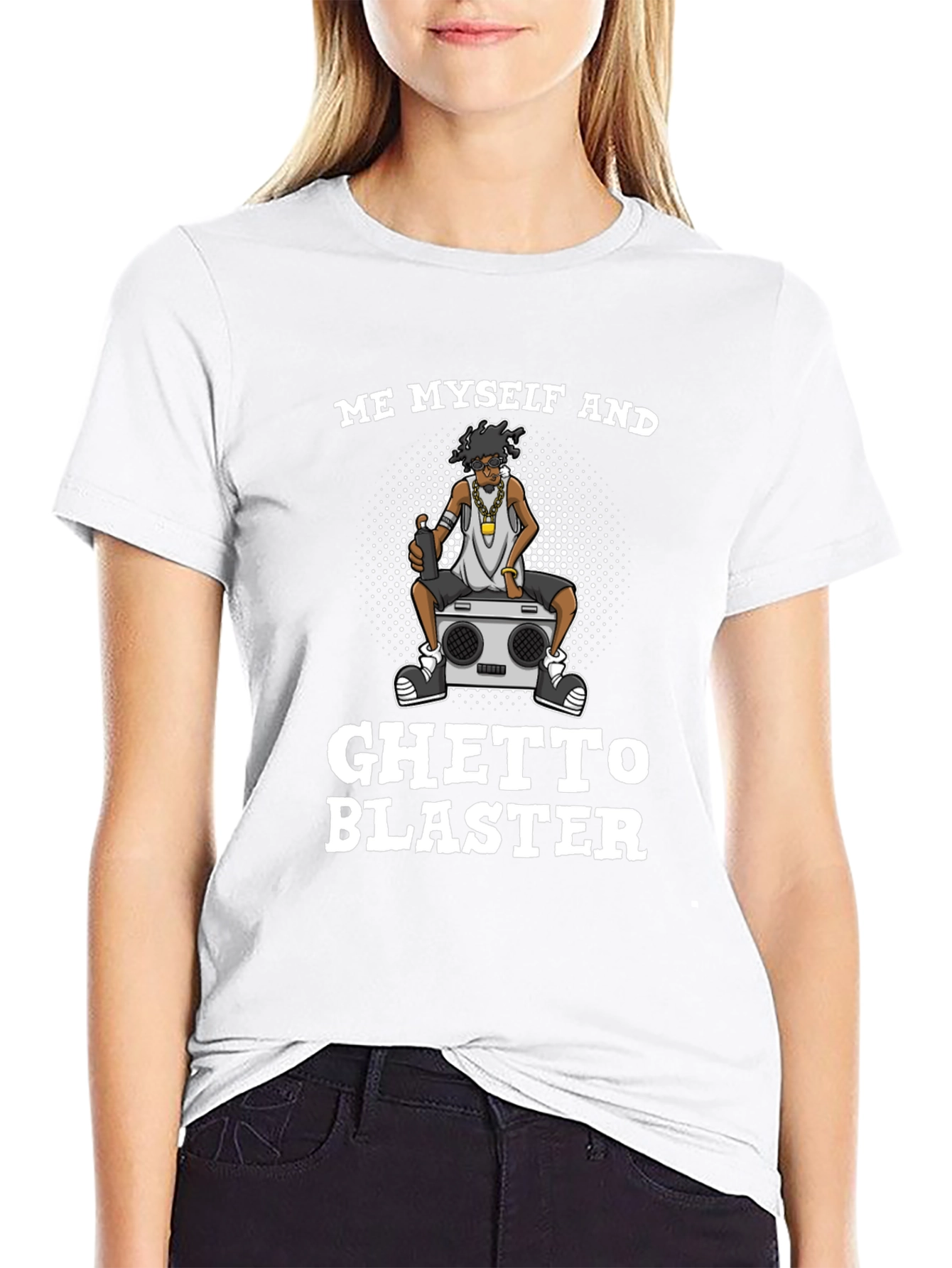 Ghetto Blaster T-Shirt - Unisex Crew Neck