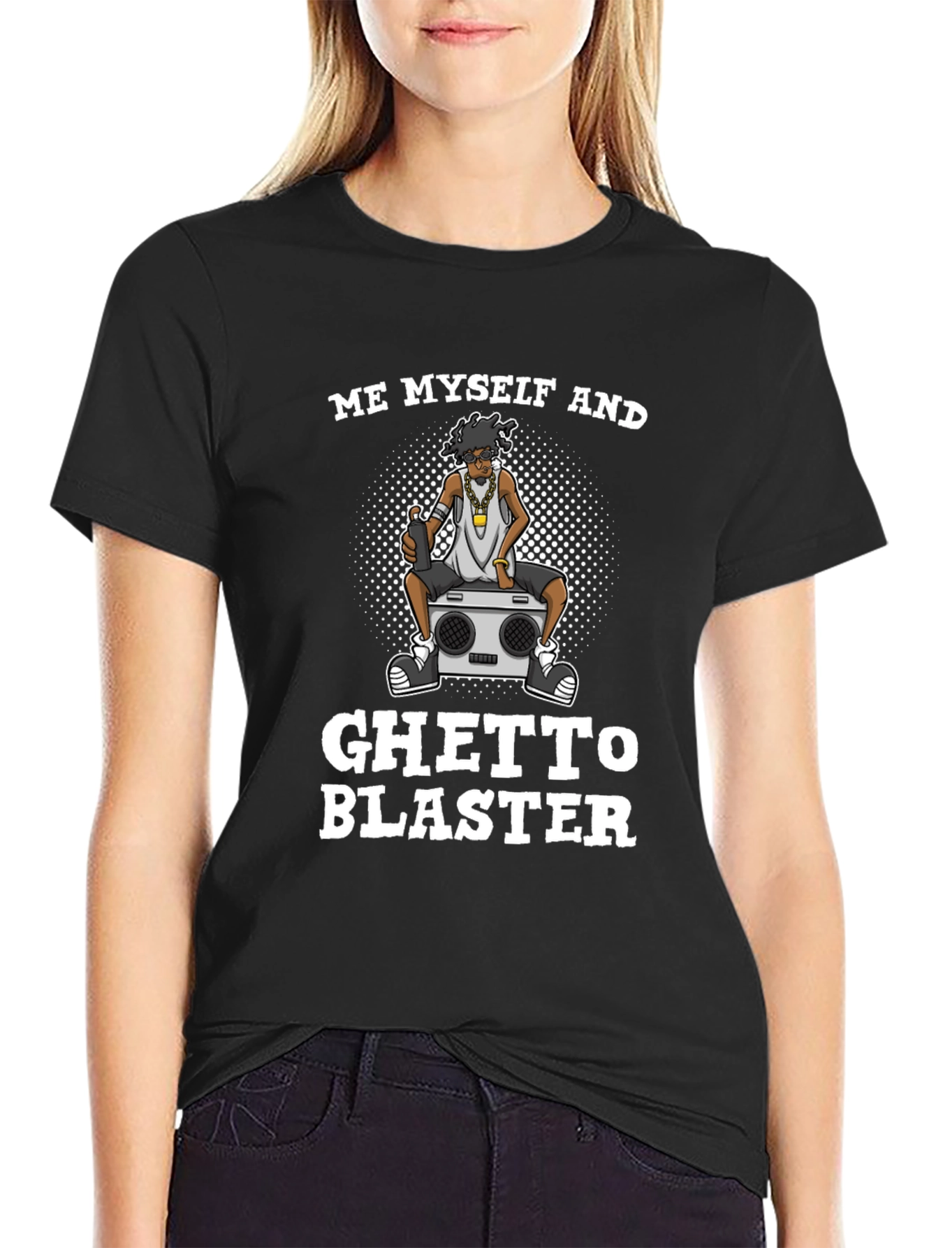 Ghetto Blaster T-Shirt - Unisex Crew Neck