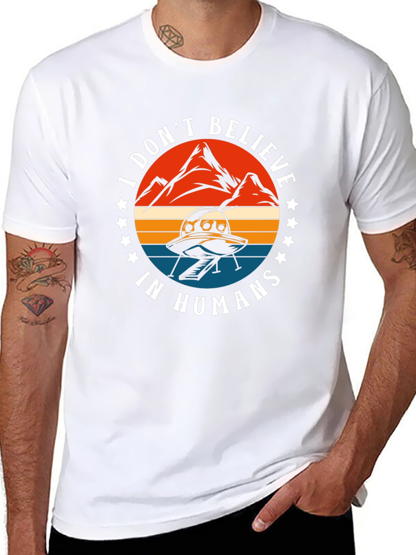I Dont Believe In Humans Graphic Tee