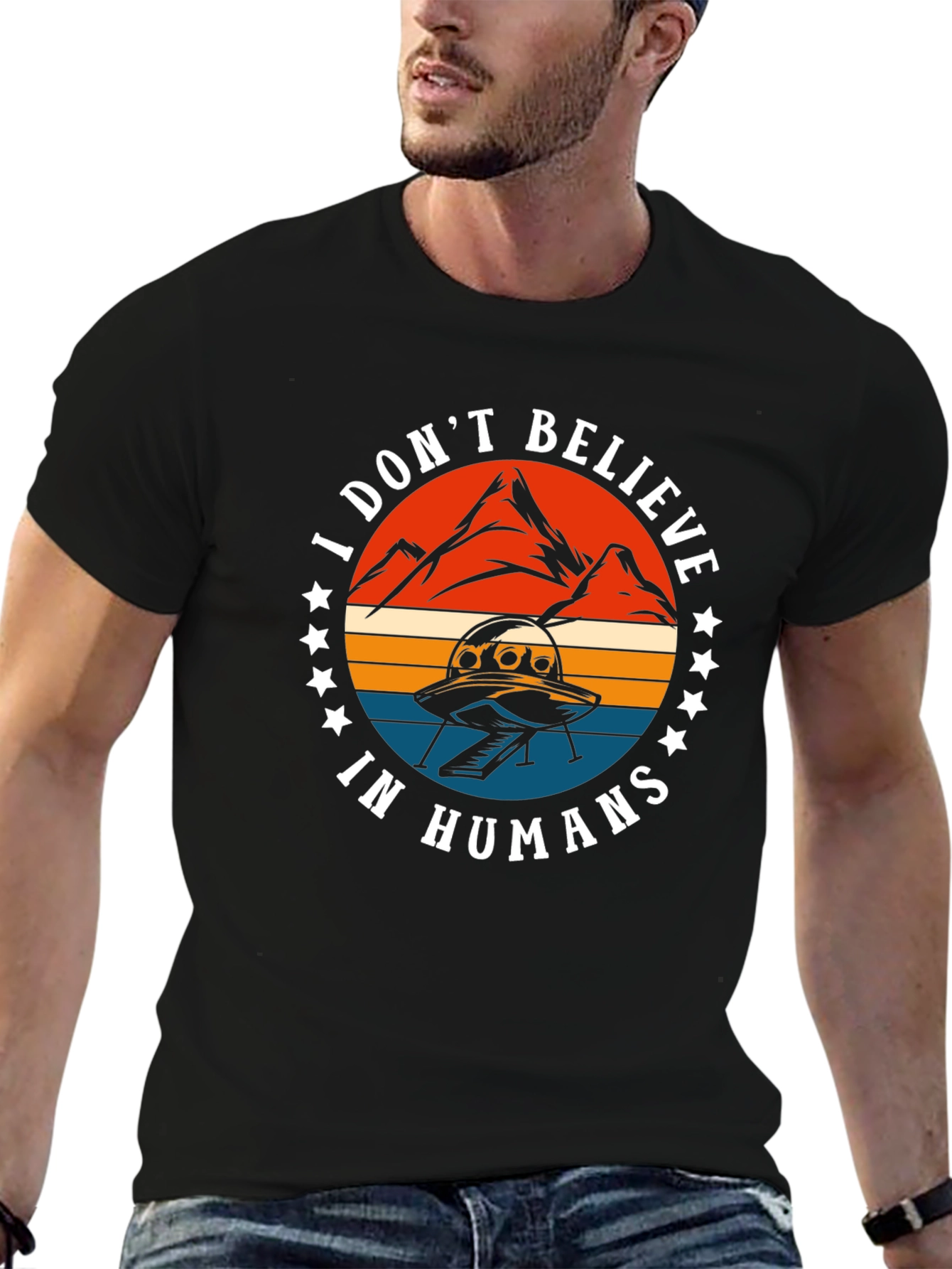 I Dont Believe In Humans Graphic Tee