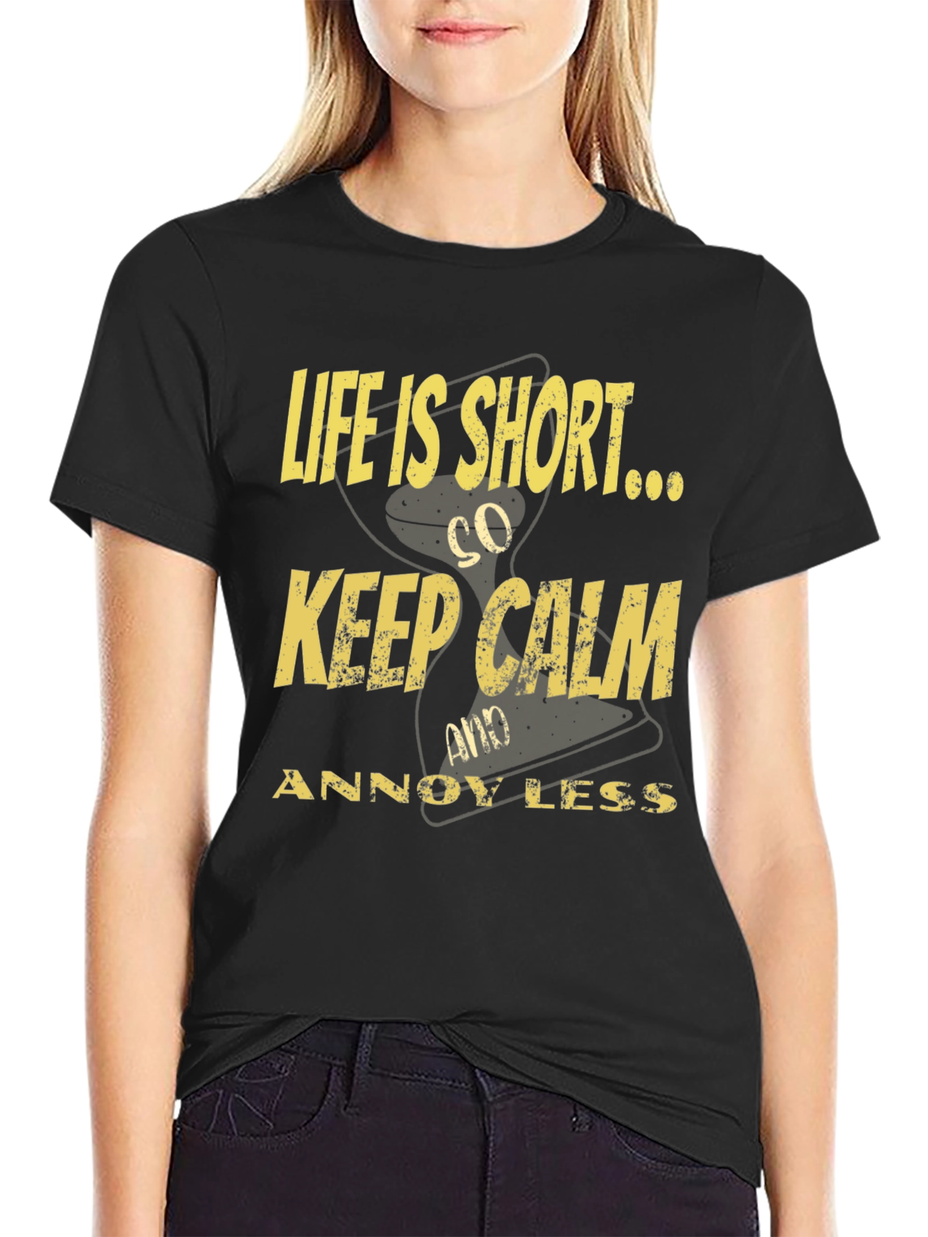 Life is Short Keep Calm T-Shirt