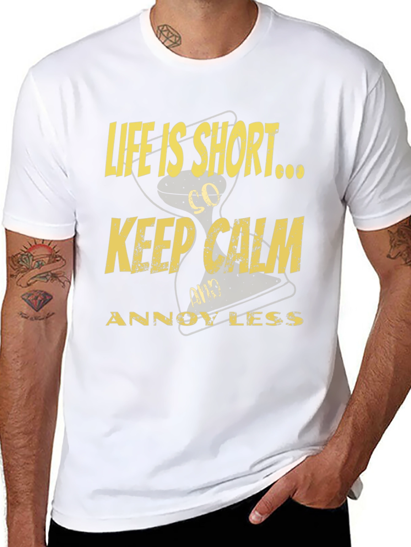 Life is Short Keep Calm T-Shirt