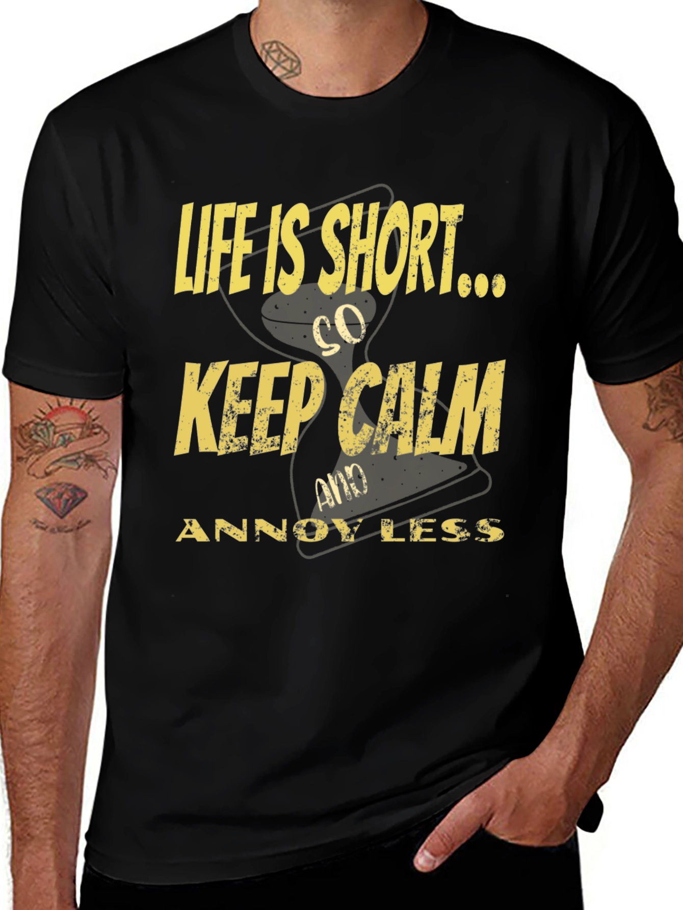 Life is Short Keep Calm T-Shirt