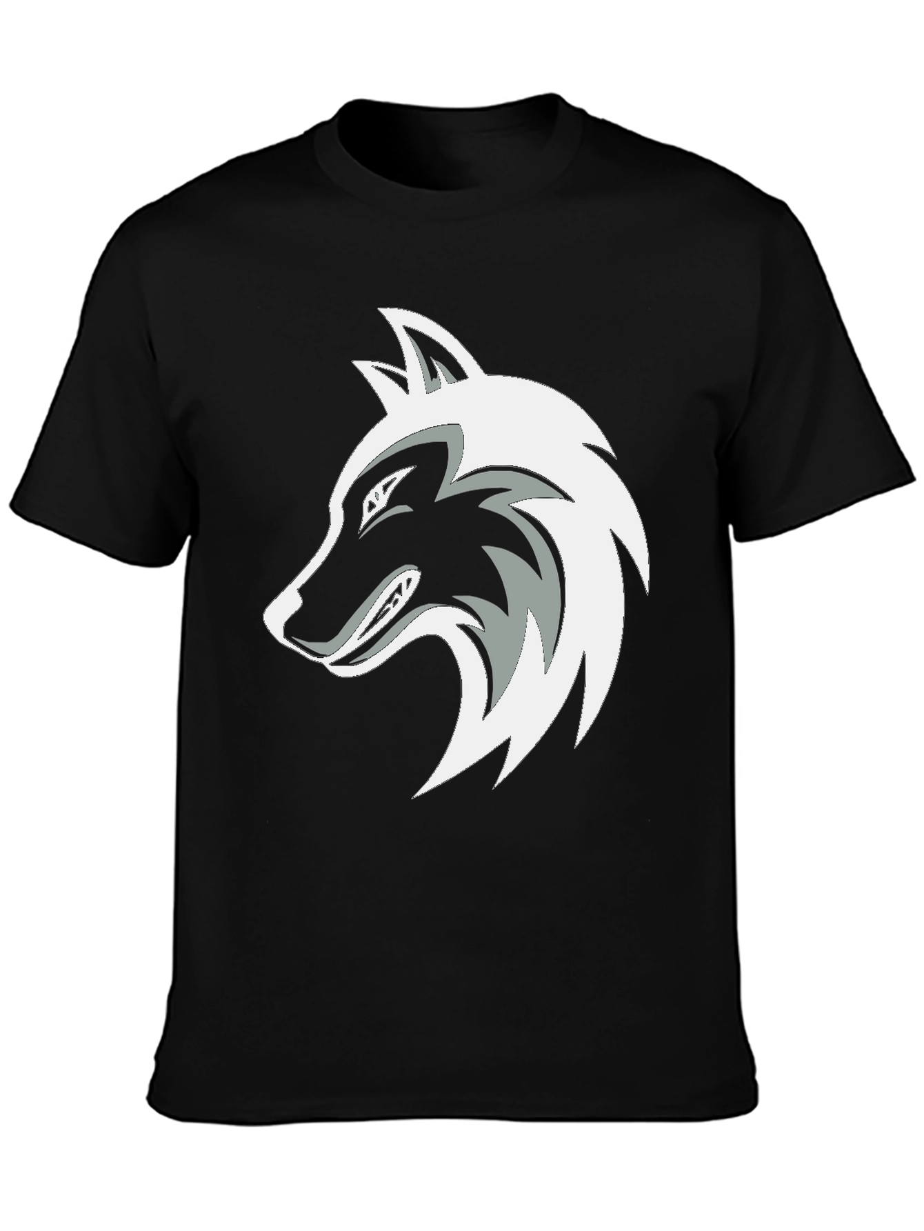 Black Wolf Graphic T-Shirt