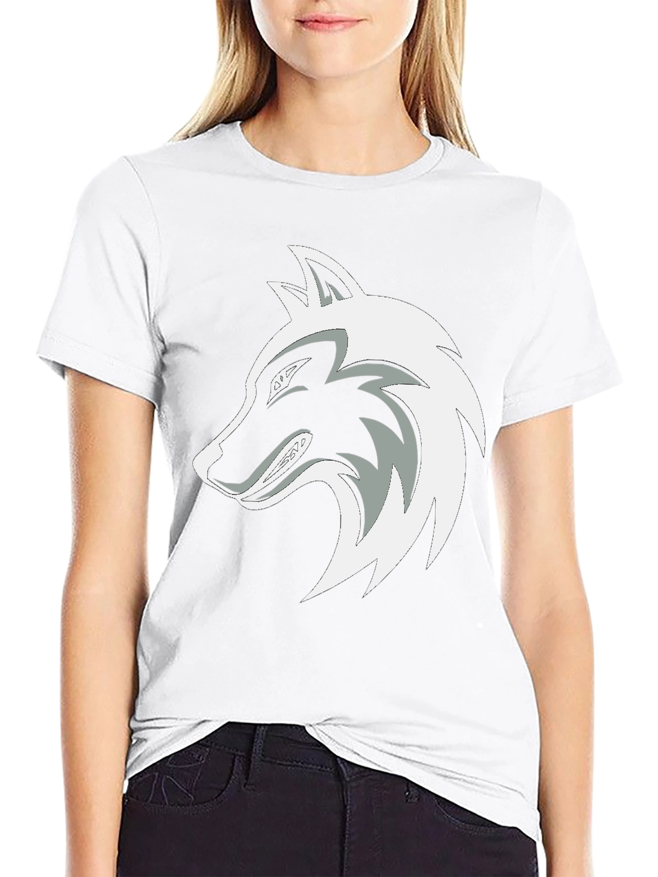 Black Wolf Graphic T-Shirt