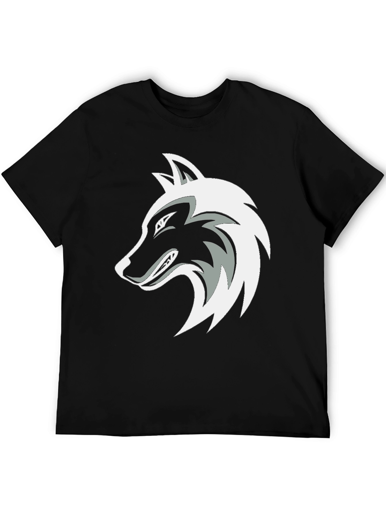 Black Wolf Graphic T-Shirt