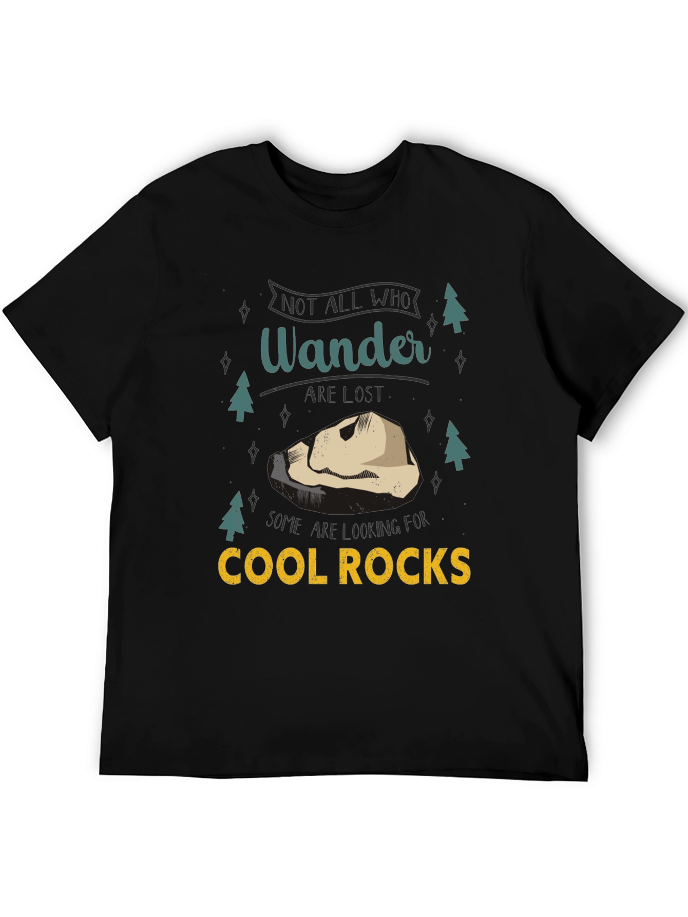 Wanderer Cool Rocks Graphic T-Shirt