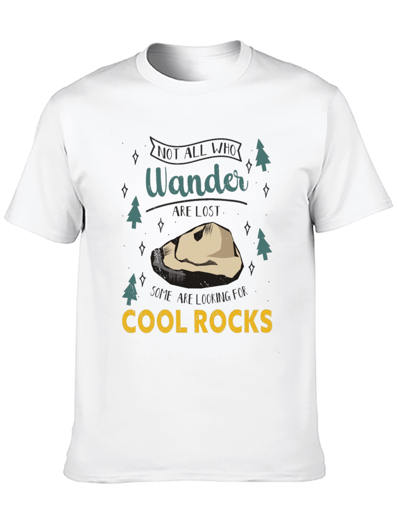 Wanderer Cool Rocks Graphic T-Shirt