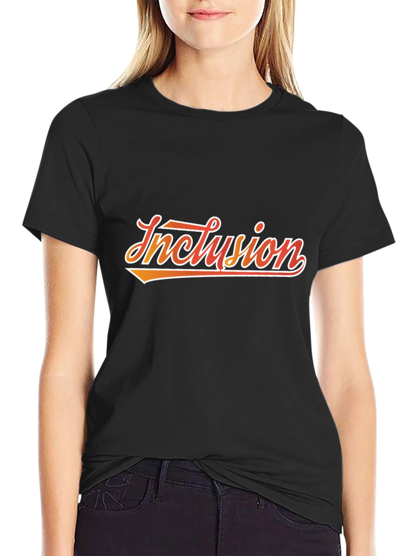 Inclusion Graphic Tee - Black Casual Shirt