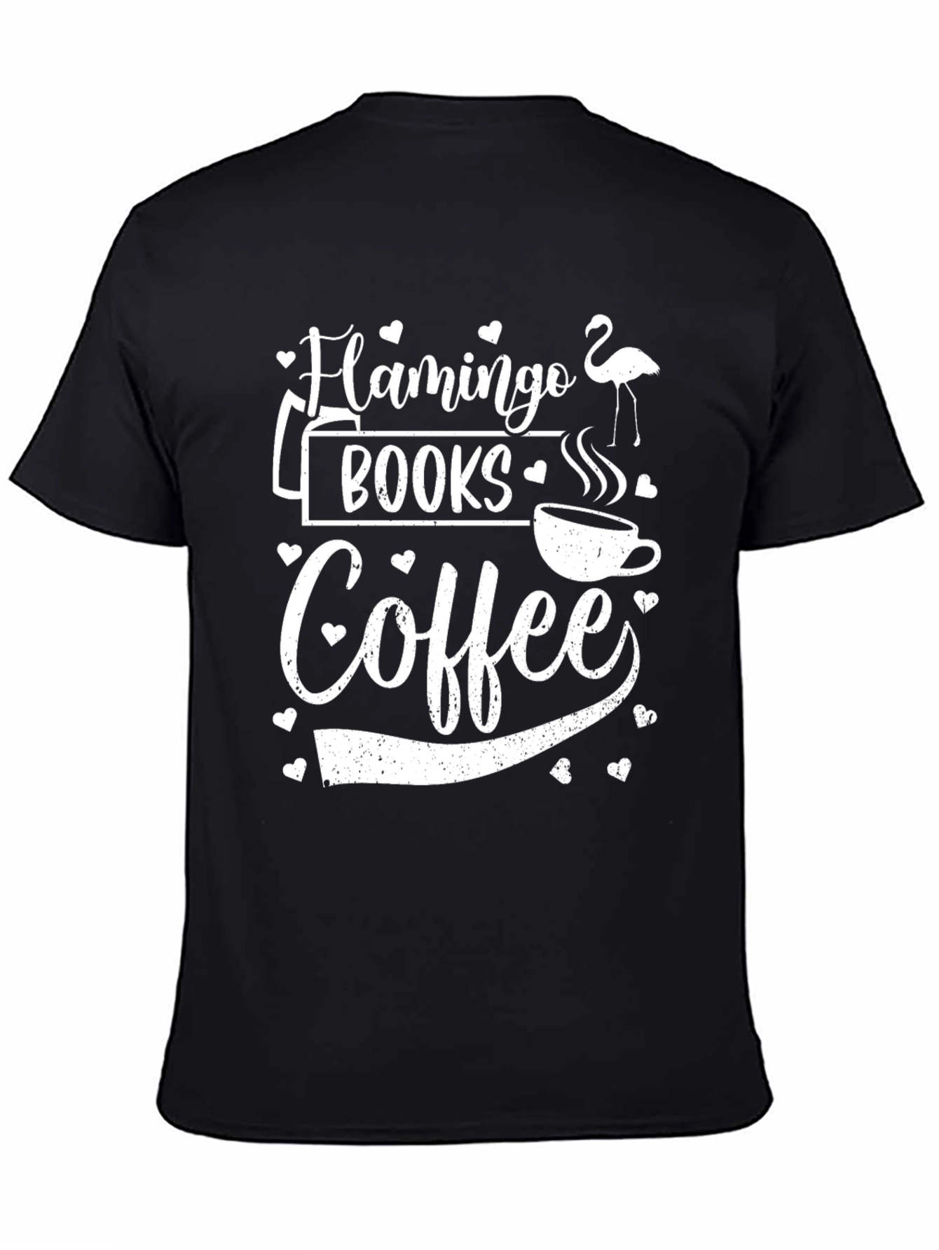 Flamingo Books Coffee T-Shirt