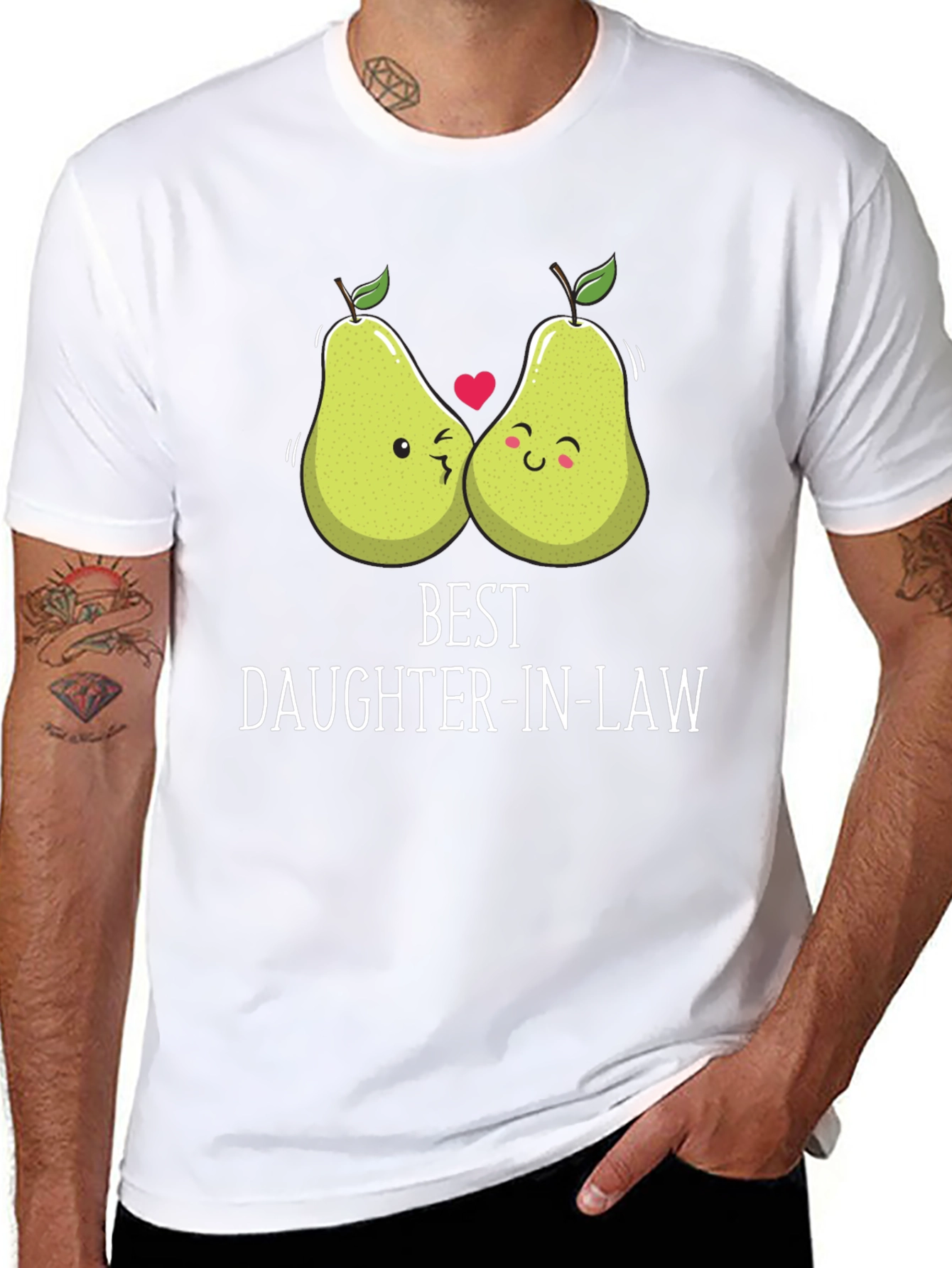 Best Daughter-in-Law Pear Pun T-Shirt - Cute Gift!