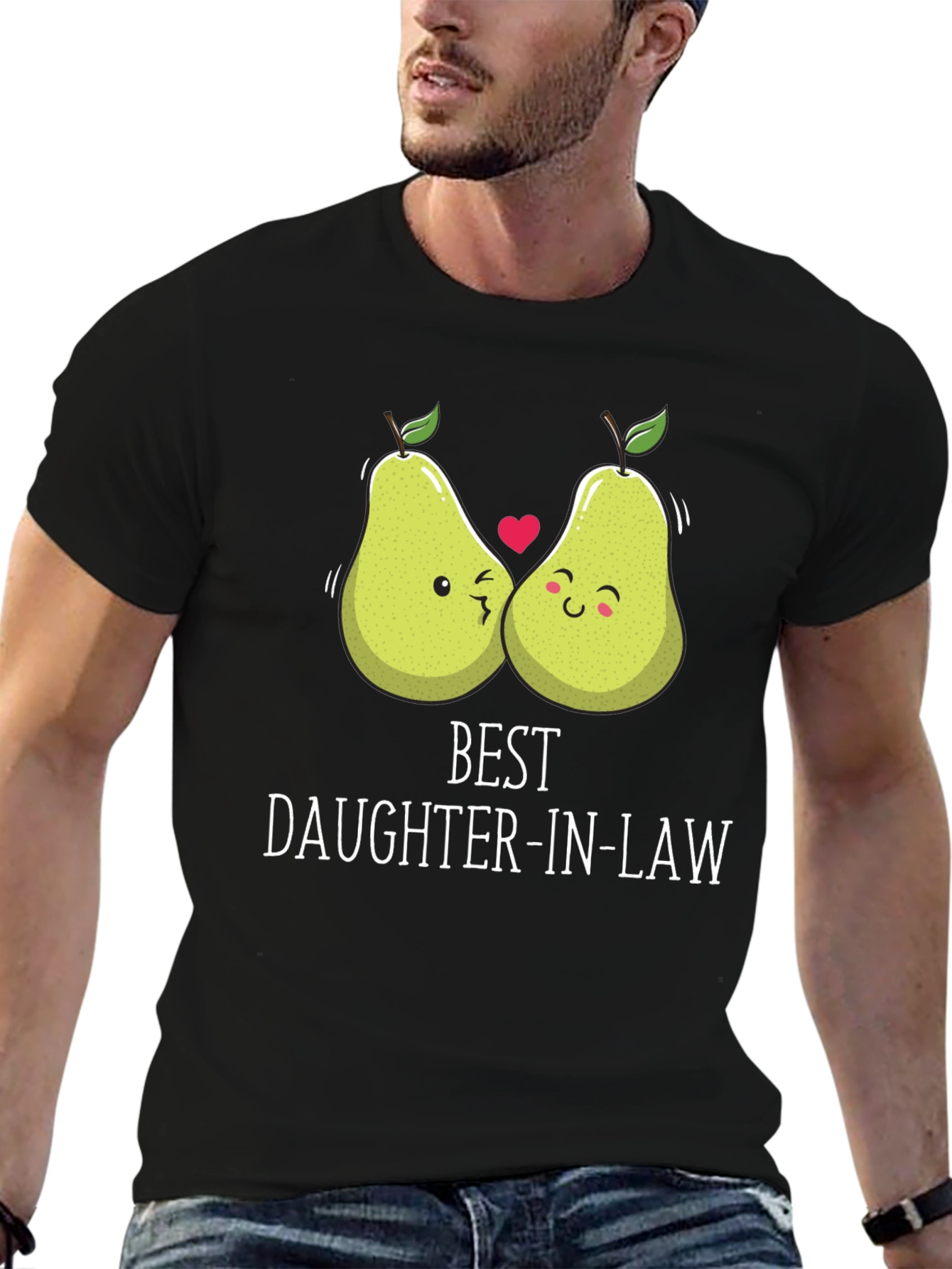 Best Daughter-in-Law Pear Pun T-Shirt - Cute Gift!