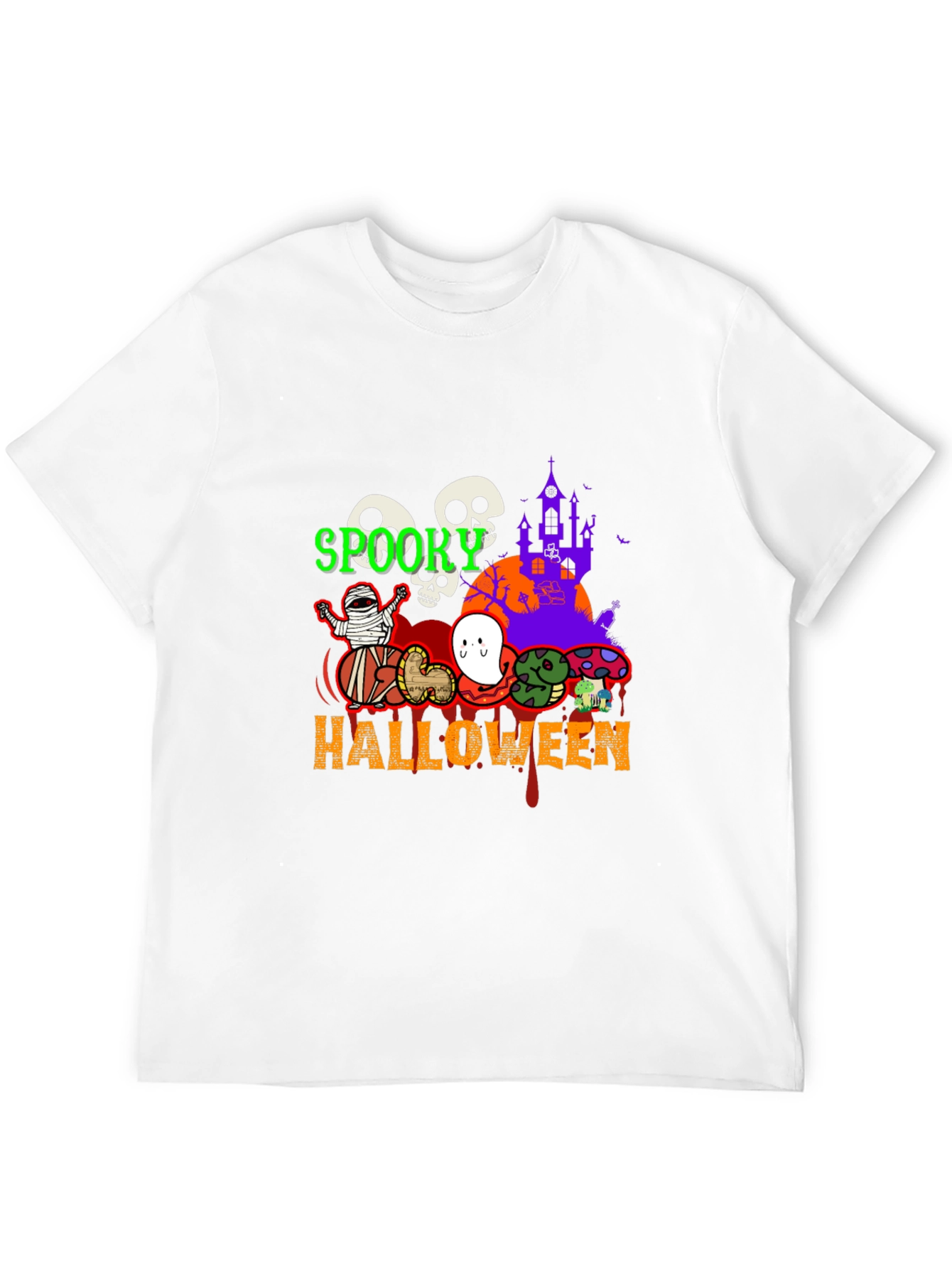 Spooky Halloween Graphic T-Shirt