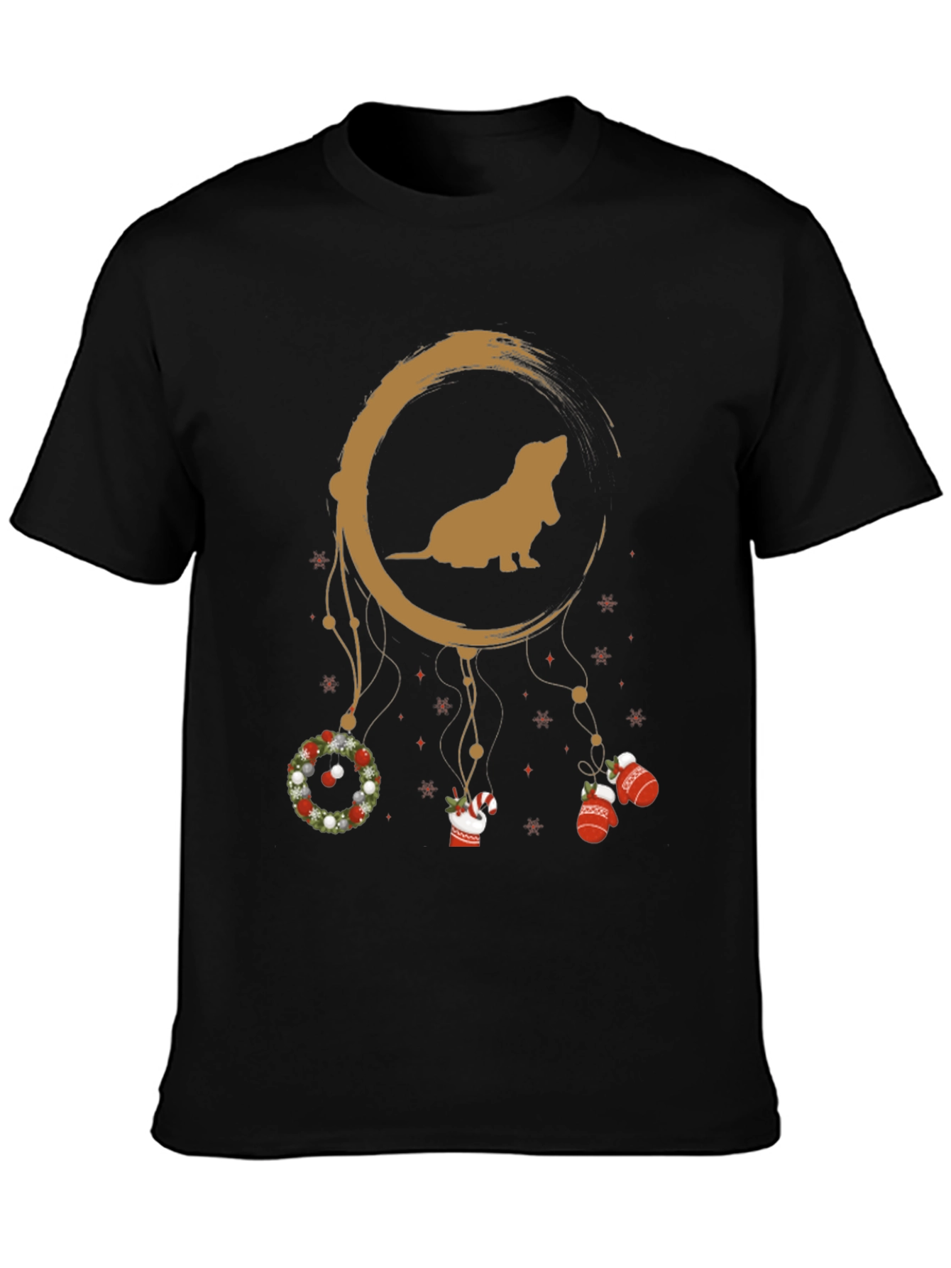 Dachshund Christmas T-Shirt | Cute Dachshund Holiday Tee | Festive Dog Lover Shirt | Christmas Gift | Free Shipping $50+