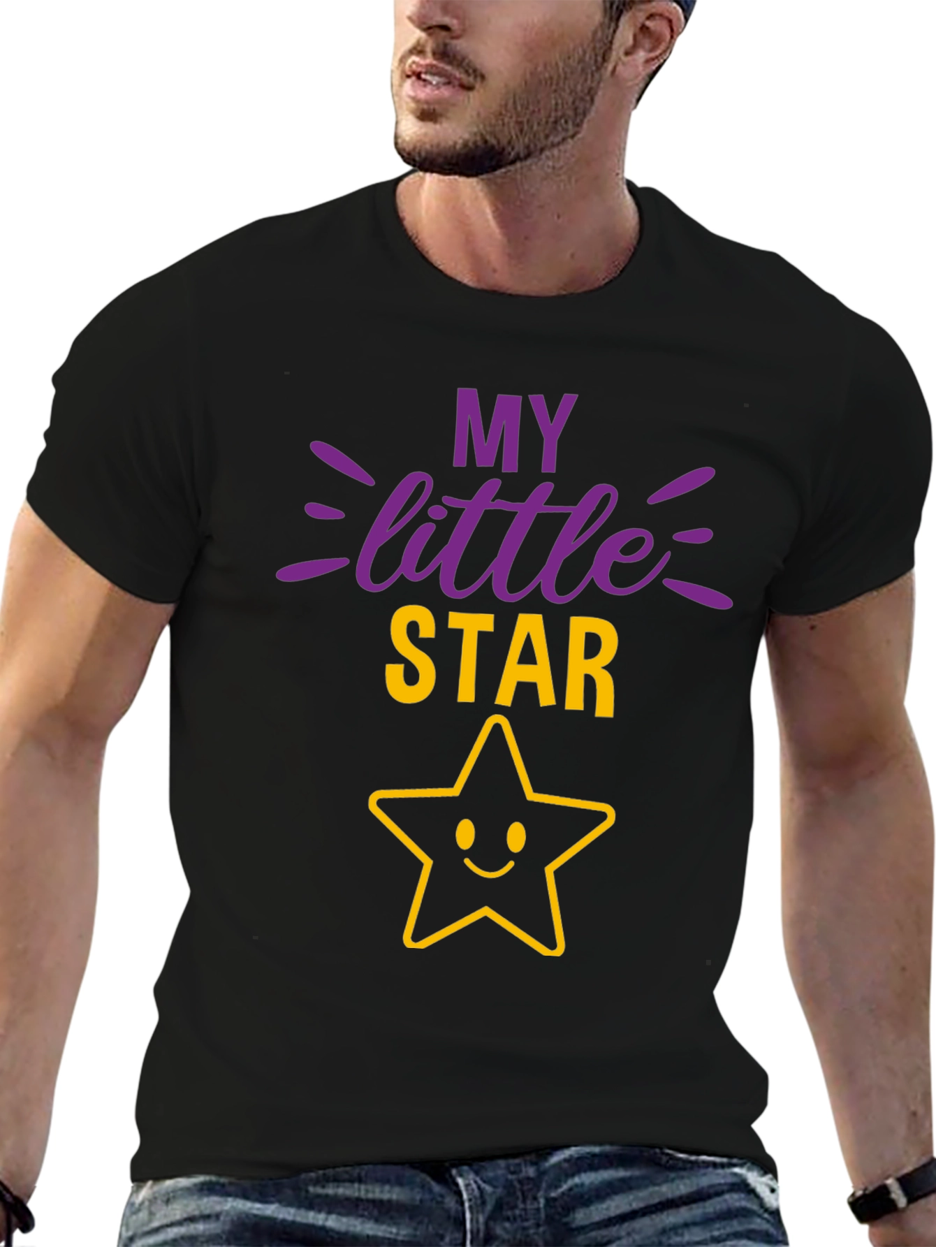 My Little Star Graphic Tee - Soft Cotton Blend