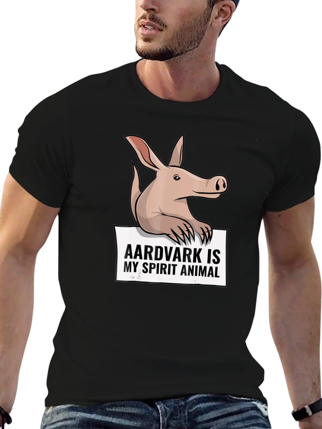 Aardvark Spirit Animal Graphic T-Shirt