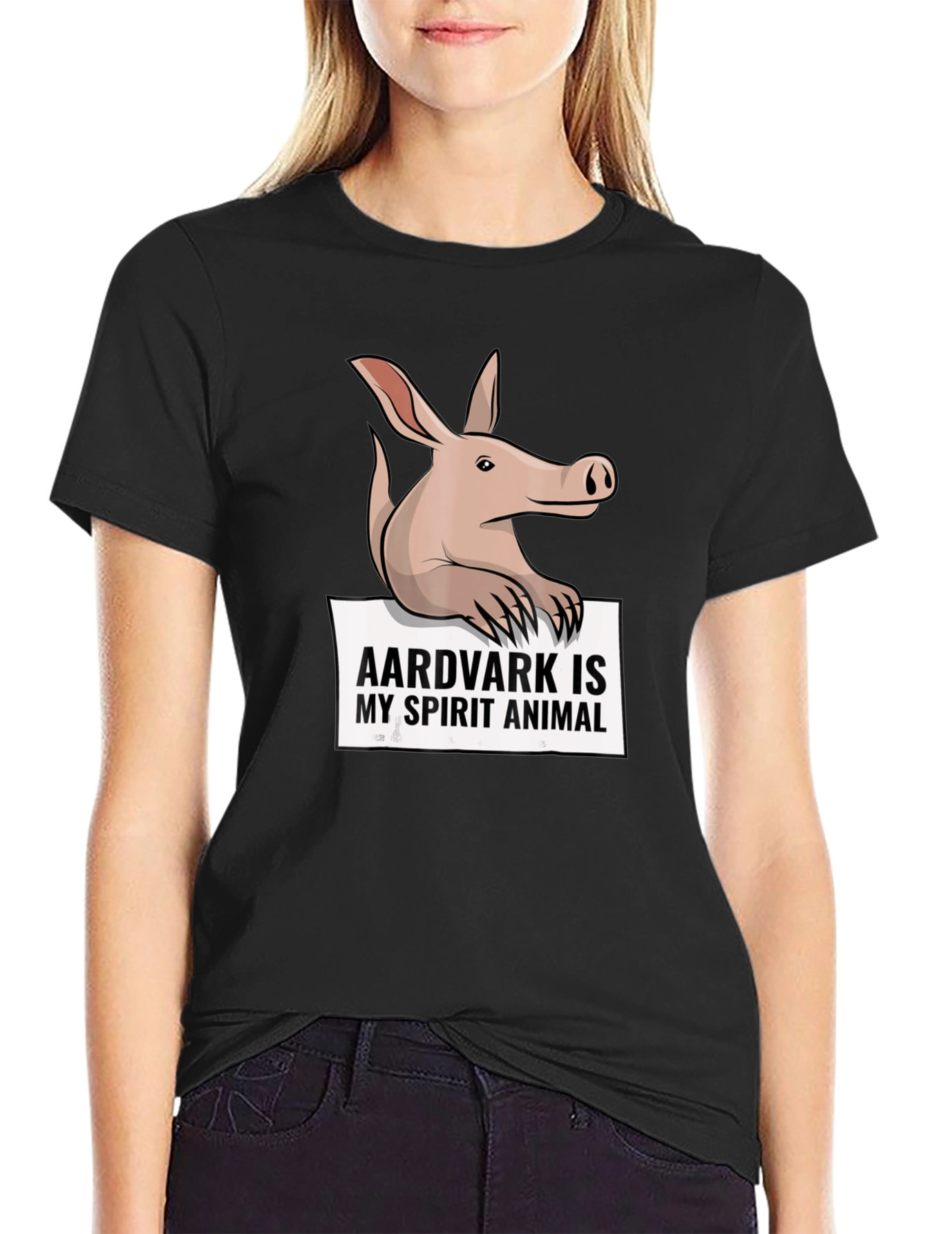 Aardvark Spirit Animal Graphic T-Shirt
