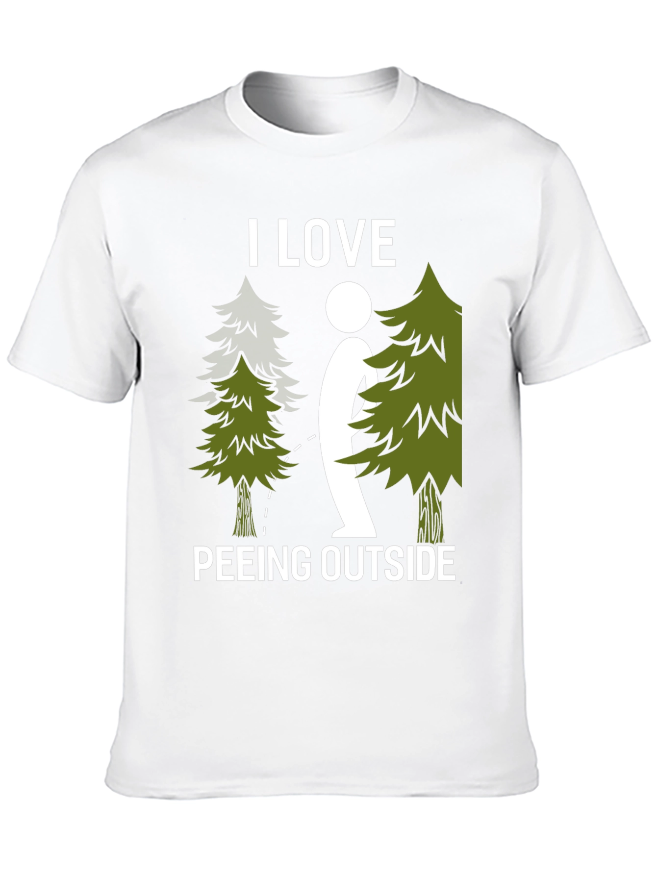 I Love Peeing Outside Graphic T-Shirt