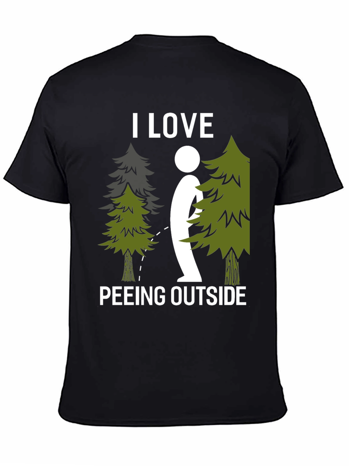 I Love Peeing Outside Graphic T-Shirt