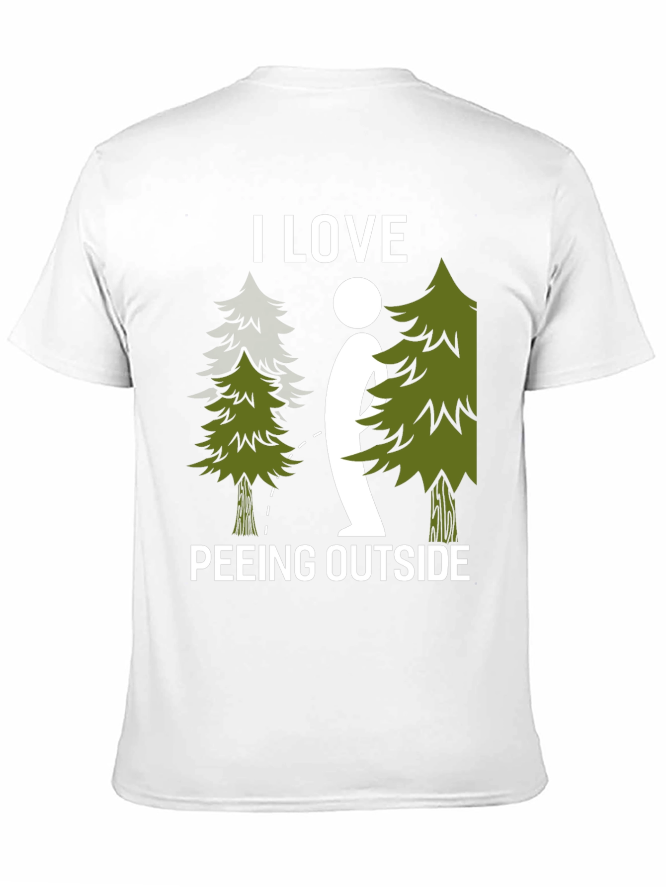 I Love Peeing Outside Graphic T-Shirt
