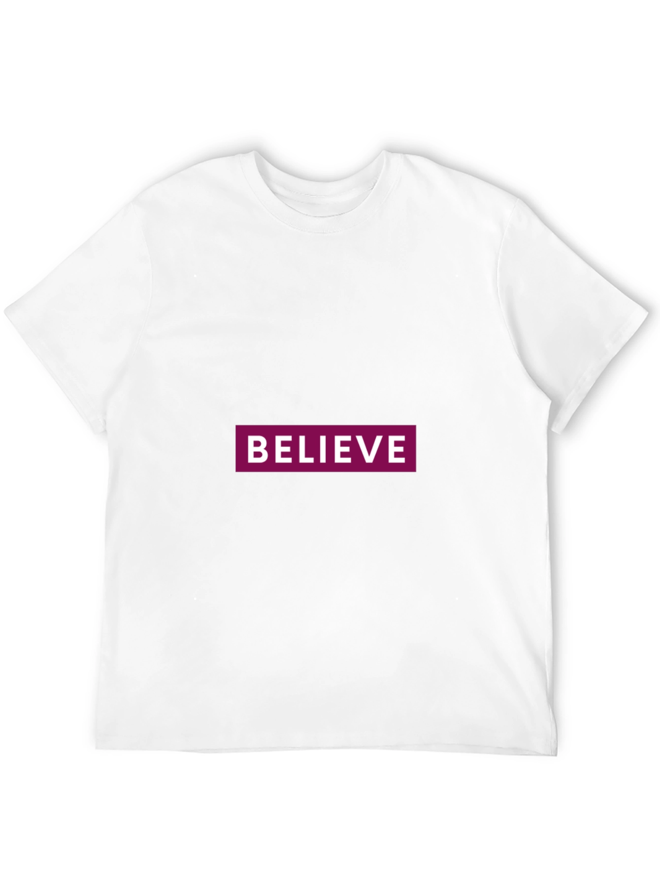 Believe Graphic Tee - Classic Black Comfort
