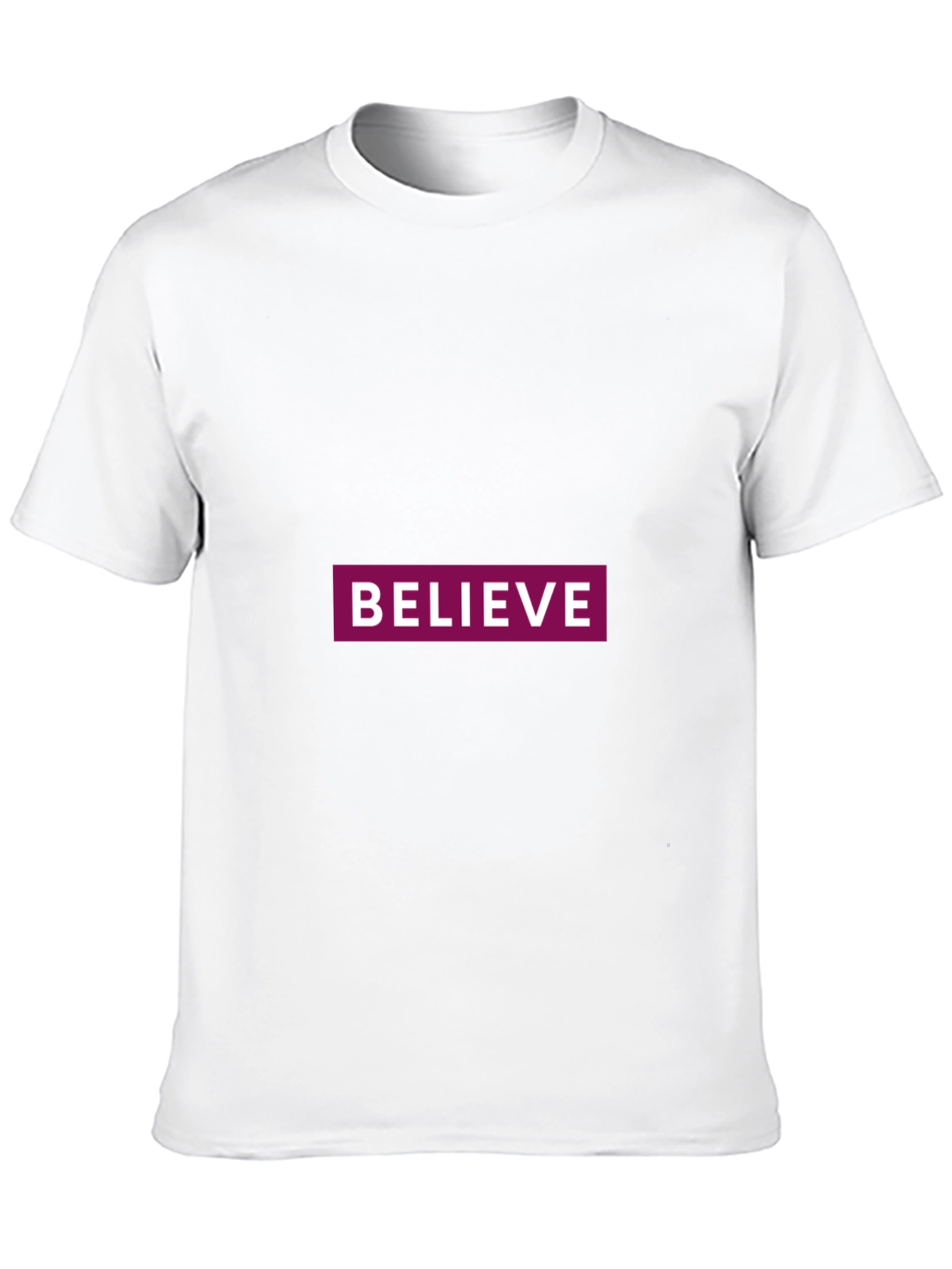 Believe Graphic Tee - Classic Black Comfort