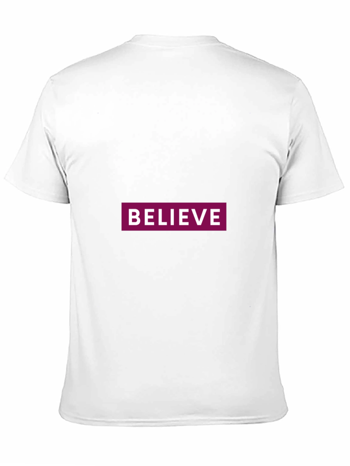 Believe Graphic Tee - Classic Black Comfort