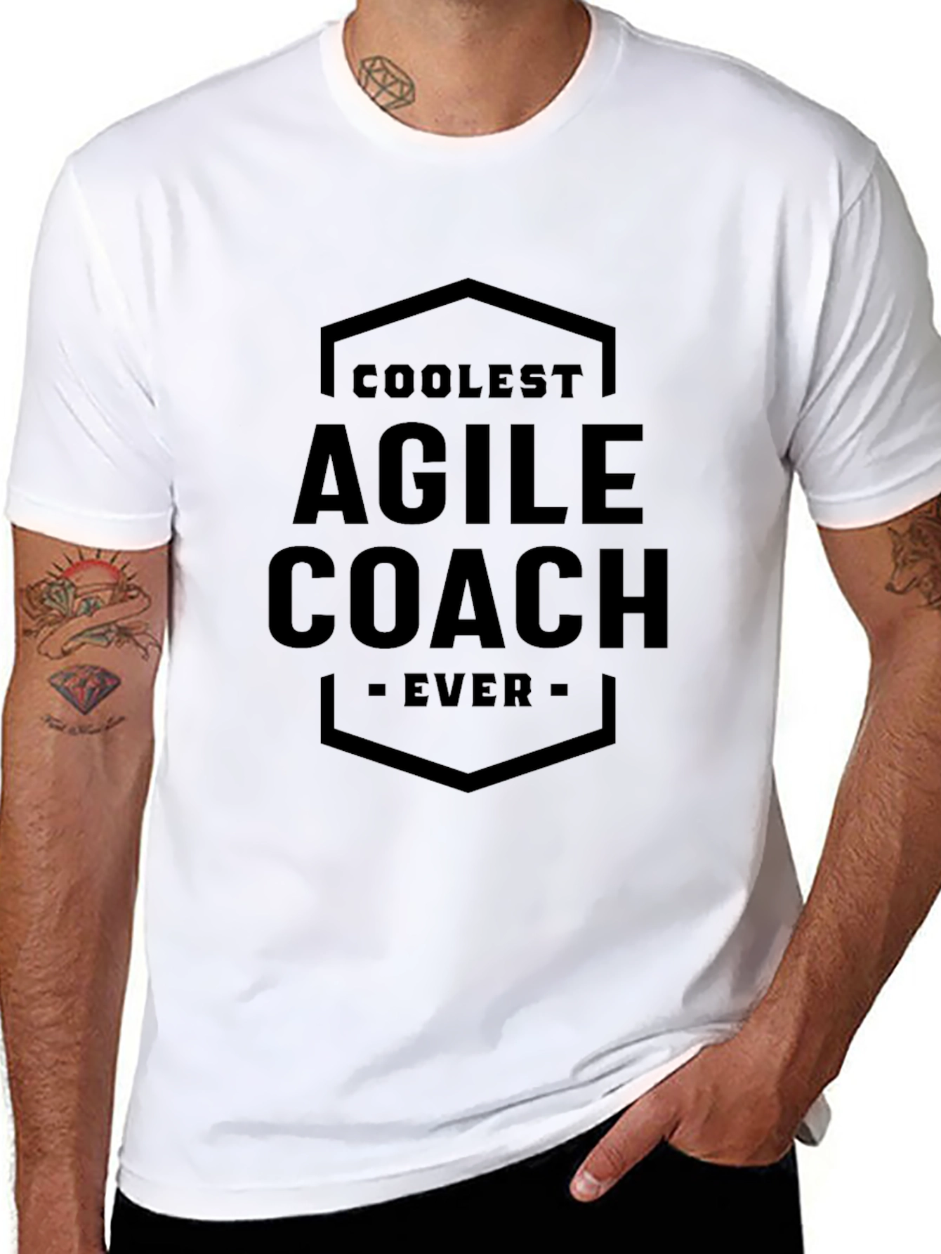 Coolest Agile Coach Ever T-Shirt - Black