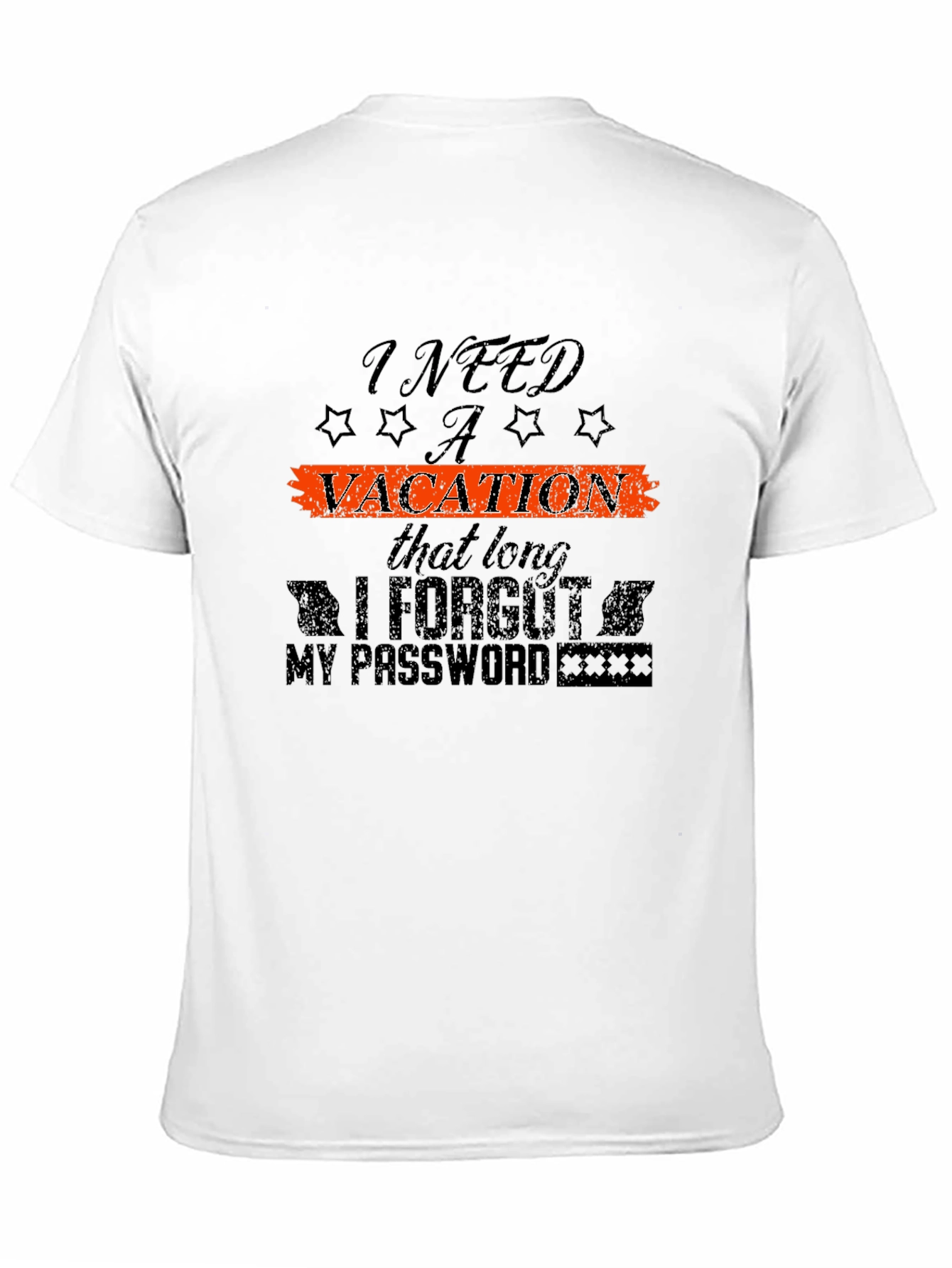 Vacation Mode T-Shirt - Black Graphic Tee