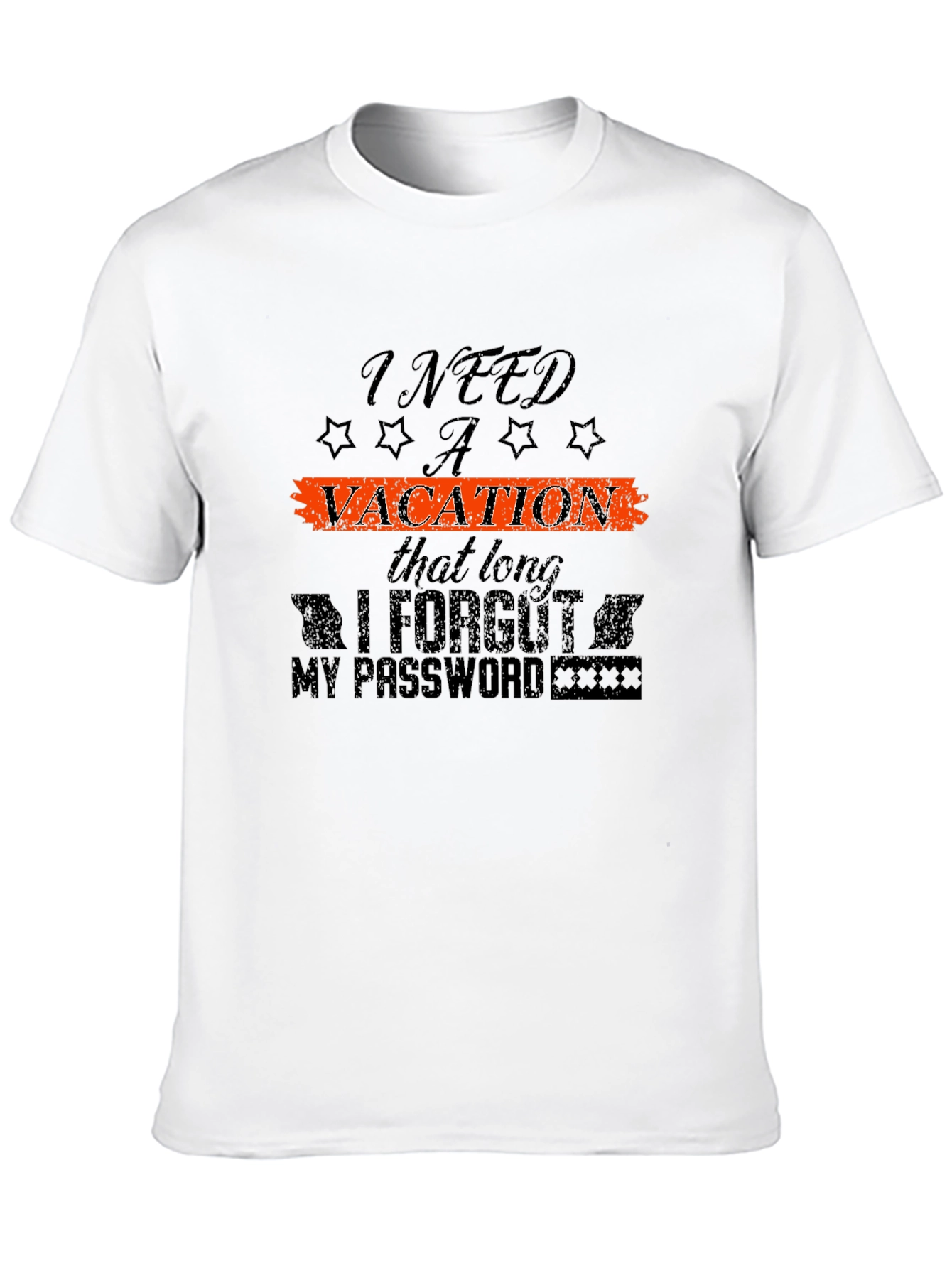 Vacation Mode T-Shirt - Black Graphic Tee