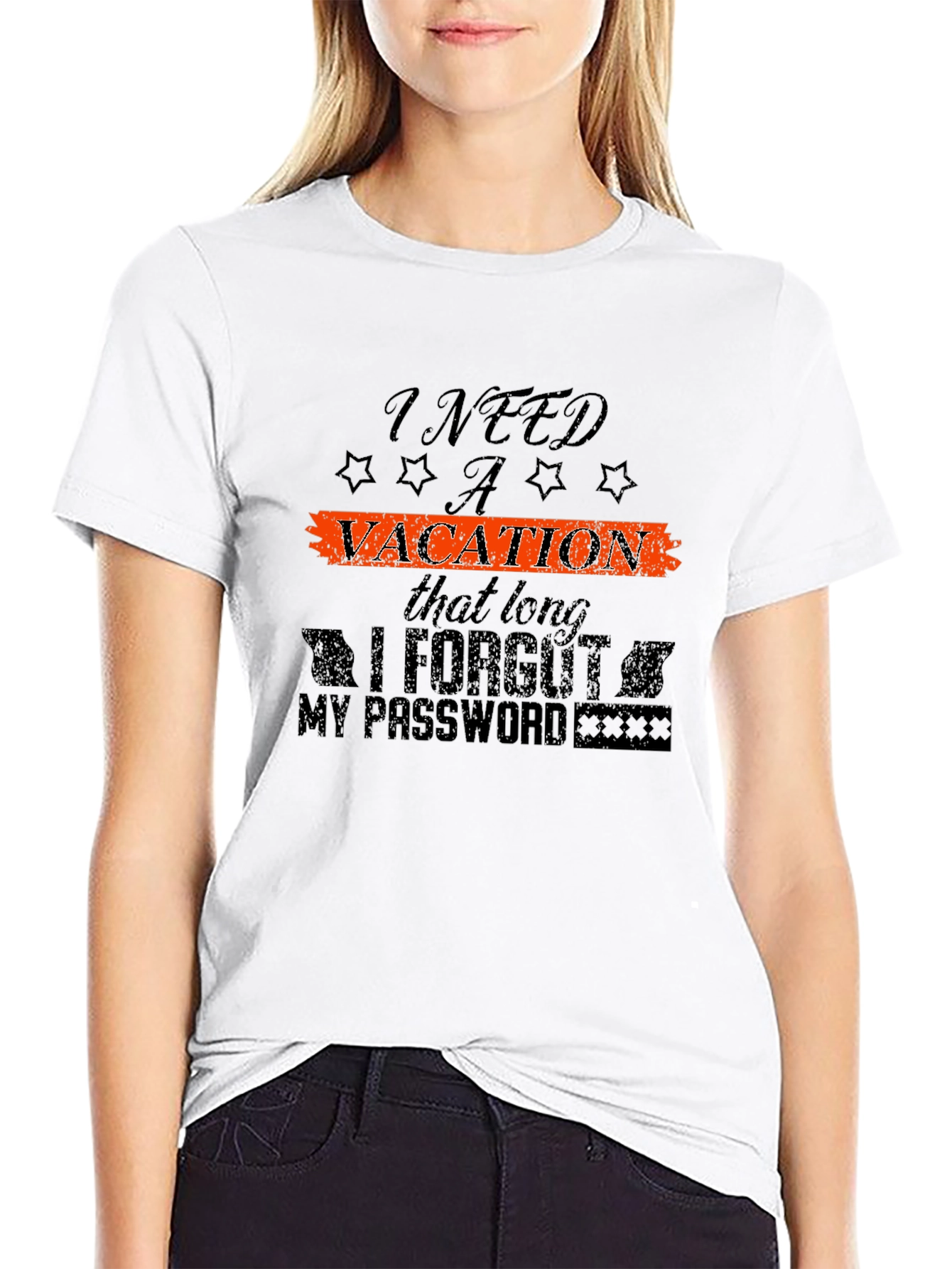 Vacation Mode T-Shirt - Black Graphic Tee