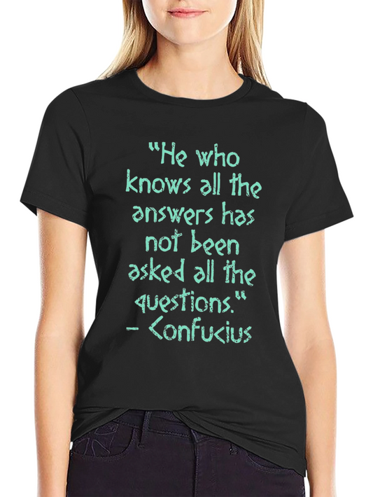 Confucius Quote T-Shirt - Wisdom Tee