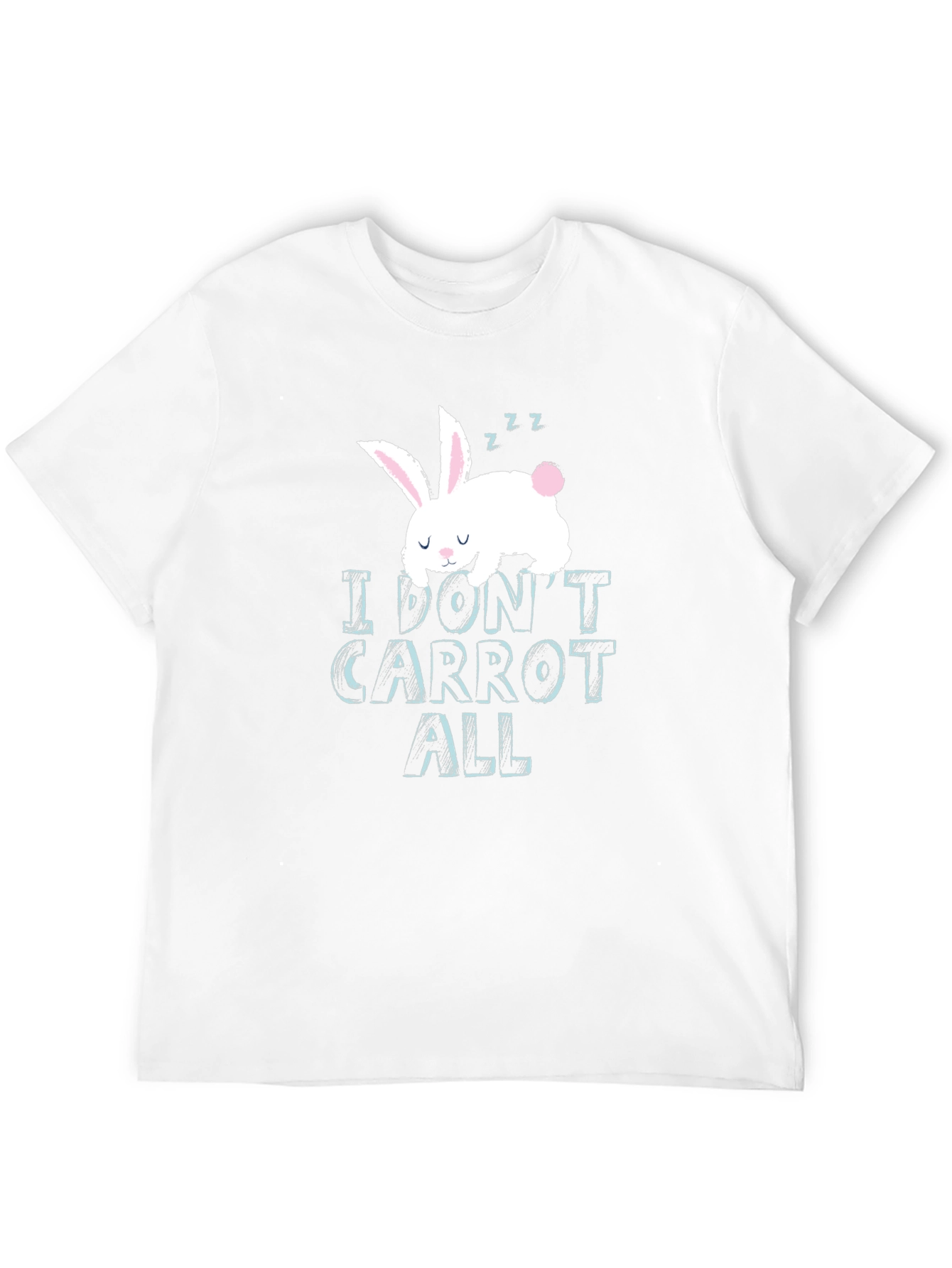 I Dont Carrot All Funny Bunny Graphic T-Shirt
