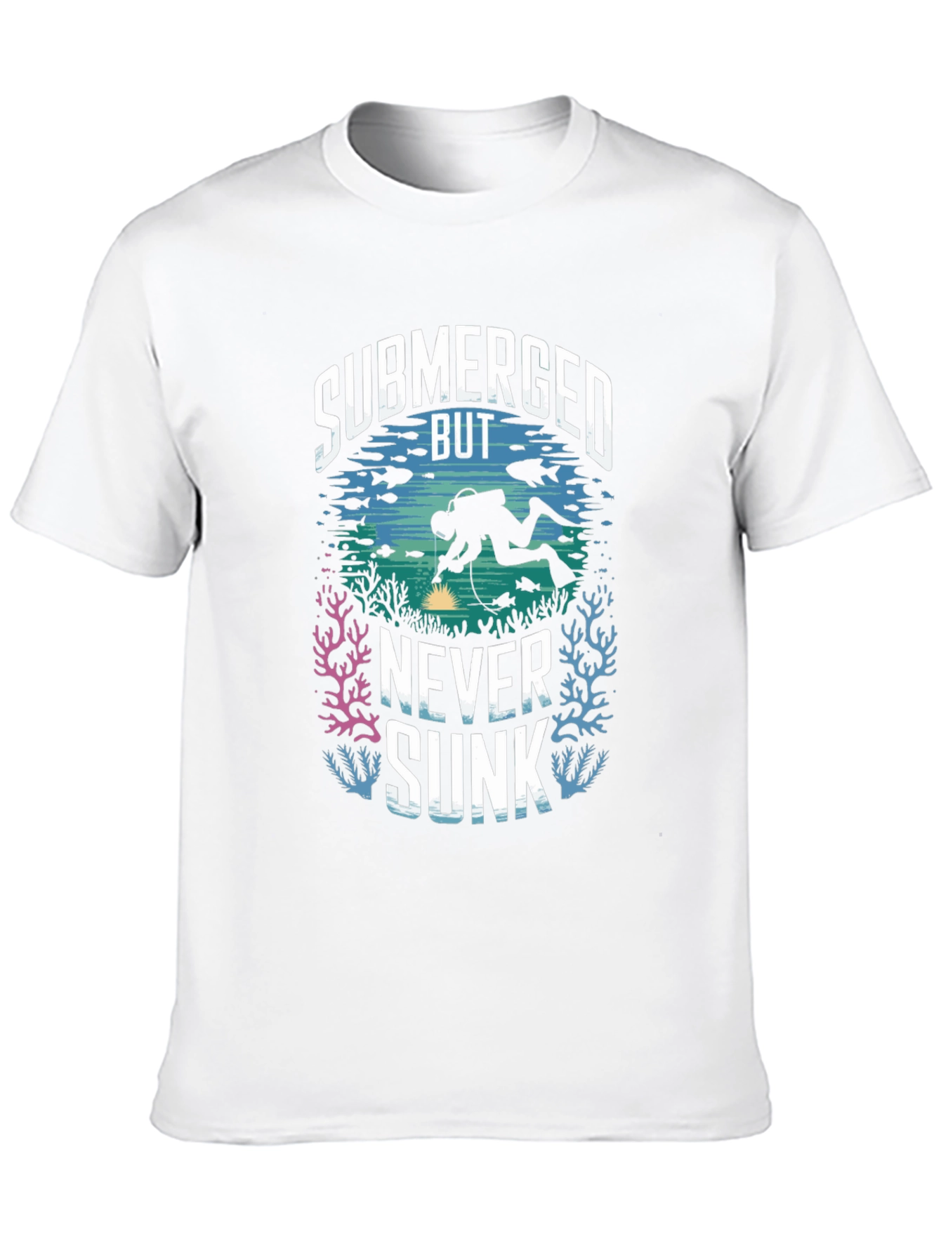 Submerged But Never Sunk Scuba Diving T-Shirt