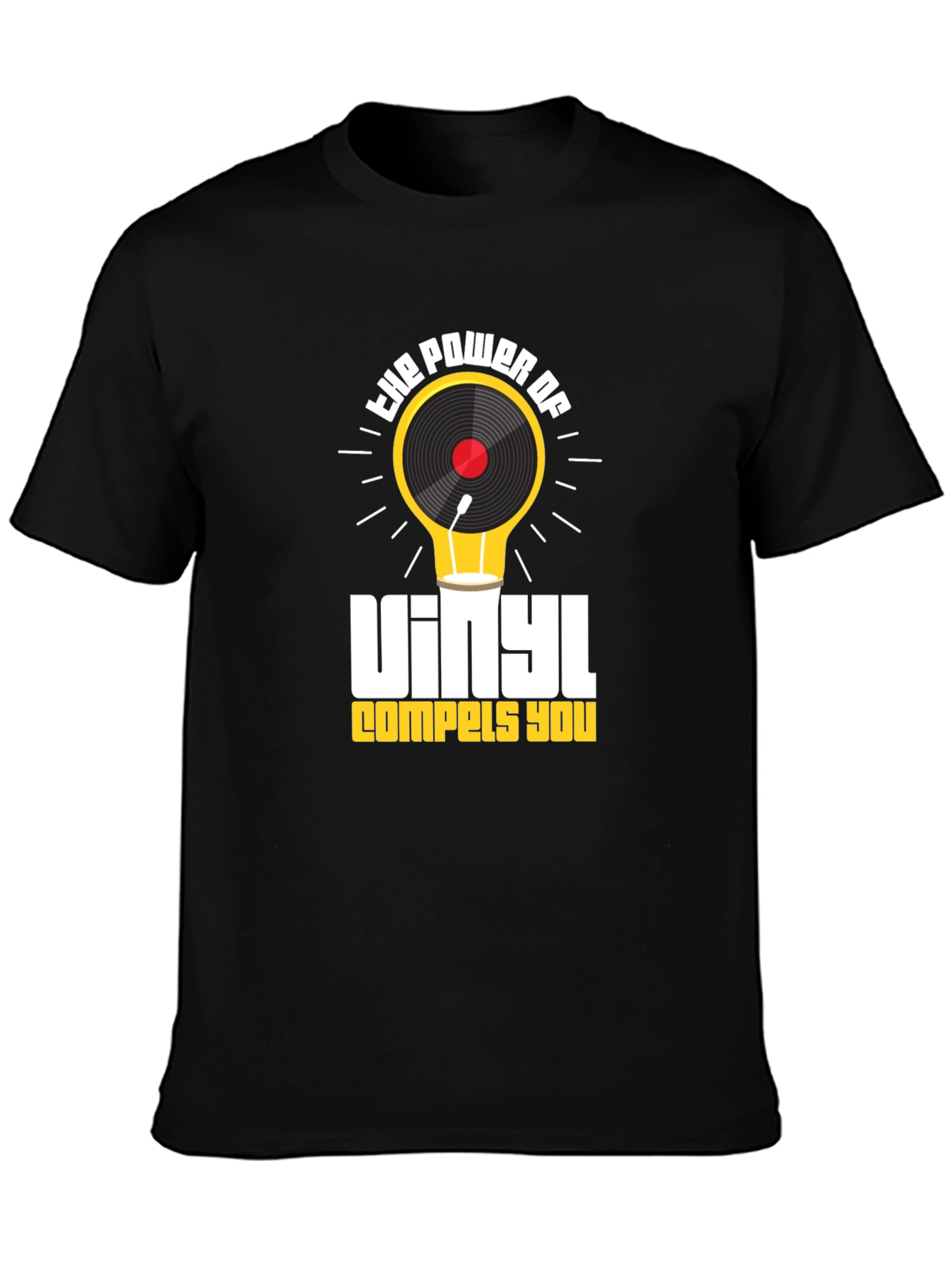 Vinyl Power T-Shirt - Music Lover Tee